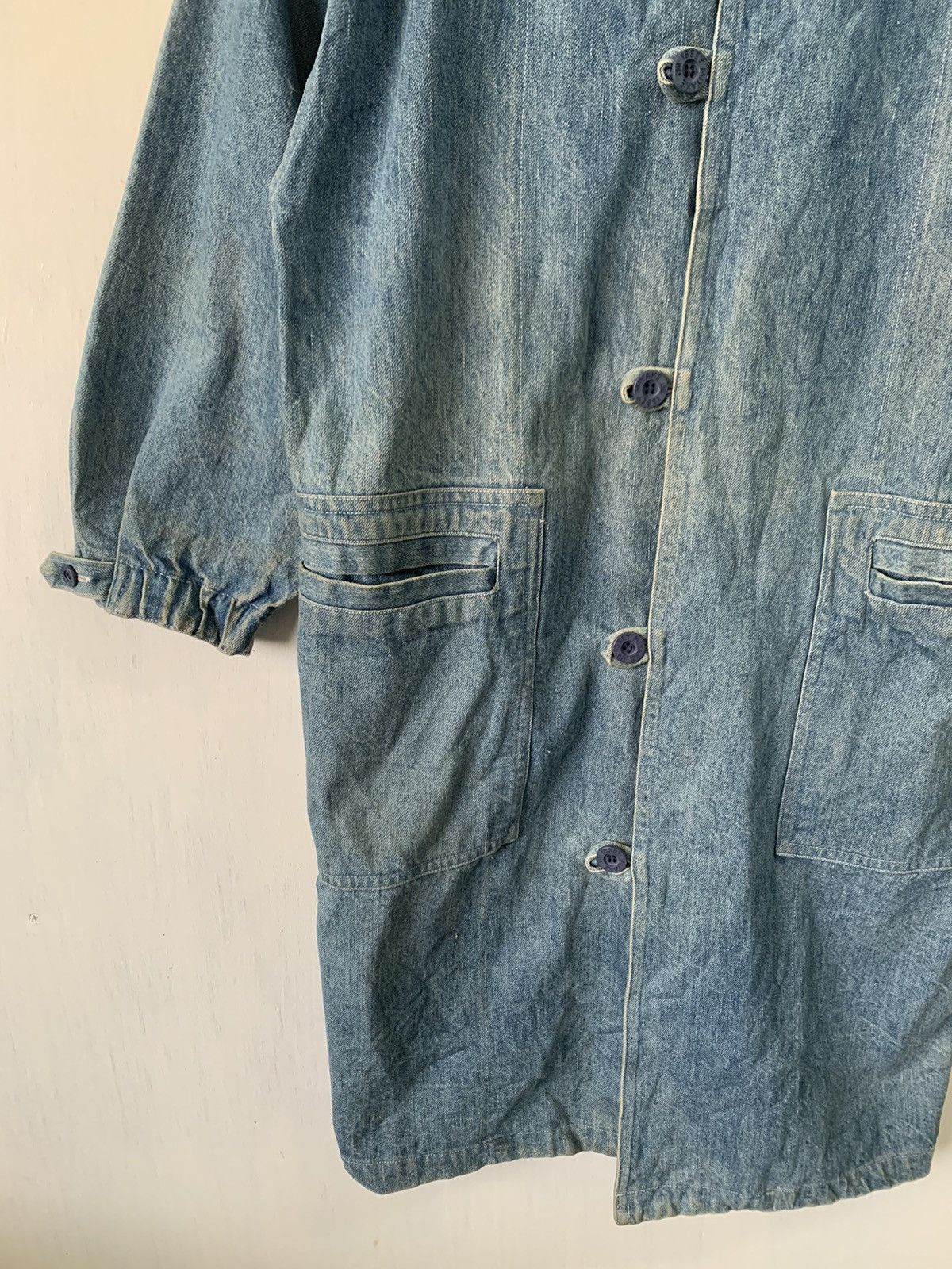 Issey Miyake Vtg Rare IM Issey Miyake Denim Jacket Apron Size US M / EU 48-50 / 2 - 6 Thumbnail