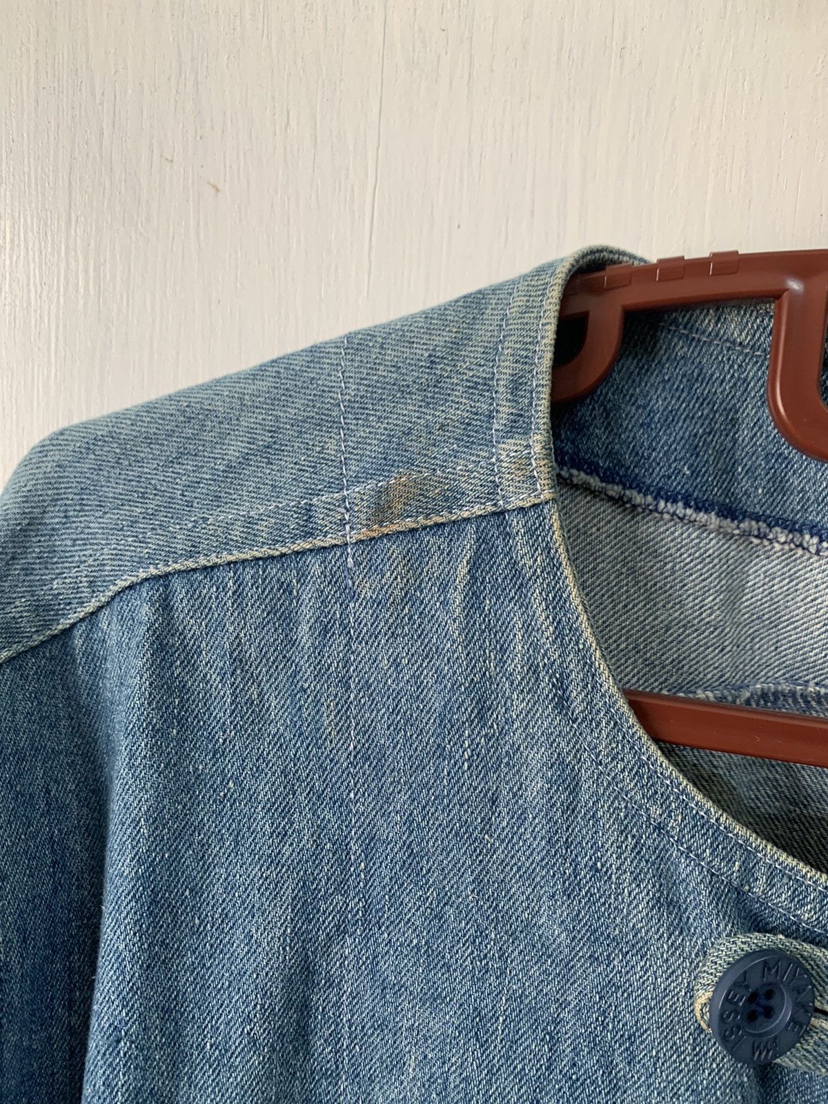 Issey Miyake Vtg Rare IM Issey Miyake Denim Jacket Apron Size US M / EU 48-50 / 2 - 9 Thumbnail