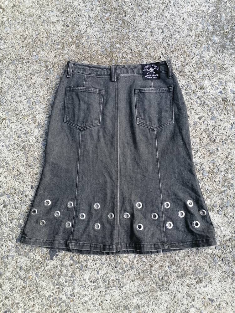 Japanese Brand Super Lovers Skirt Denim Jeans Size 26" / US 2 / IT 38 - 5 Thumbnail