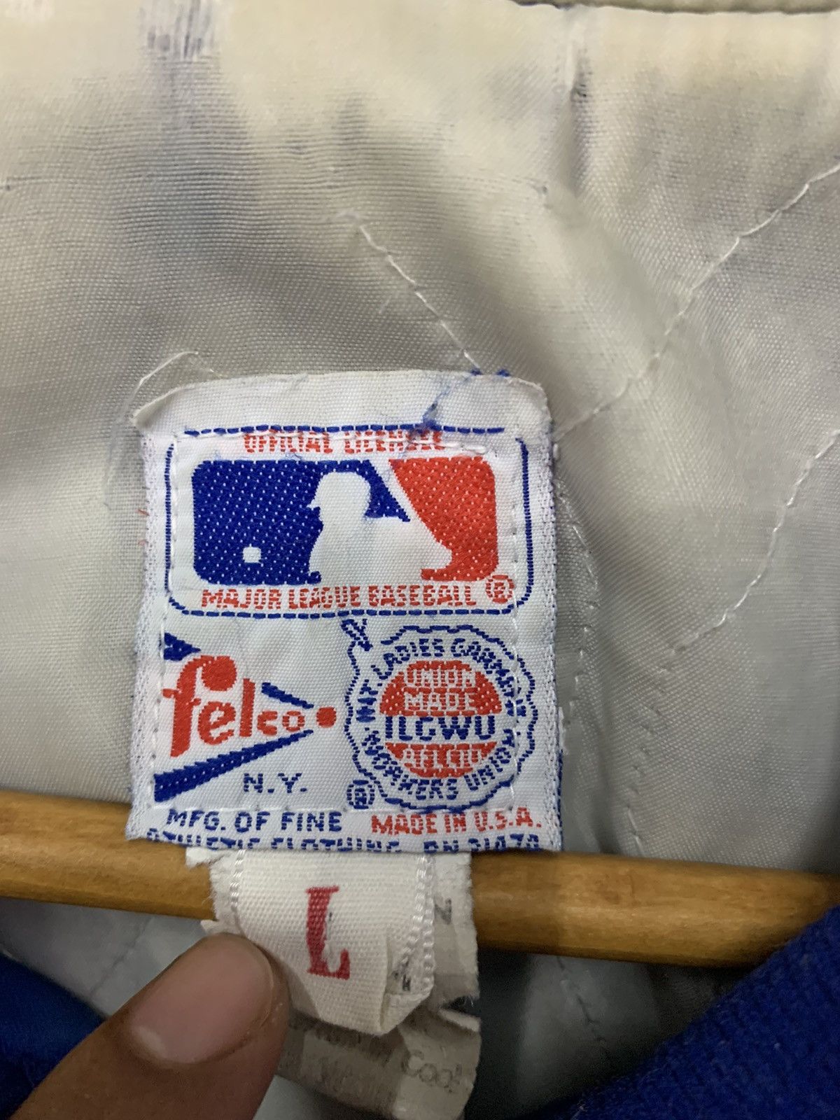 MLB 🔥VTG LA DODGERS MLB JACKET BY FELCO USA Size US L / EU 52-54 / 3 - 9 Thumbnail