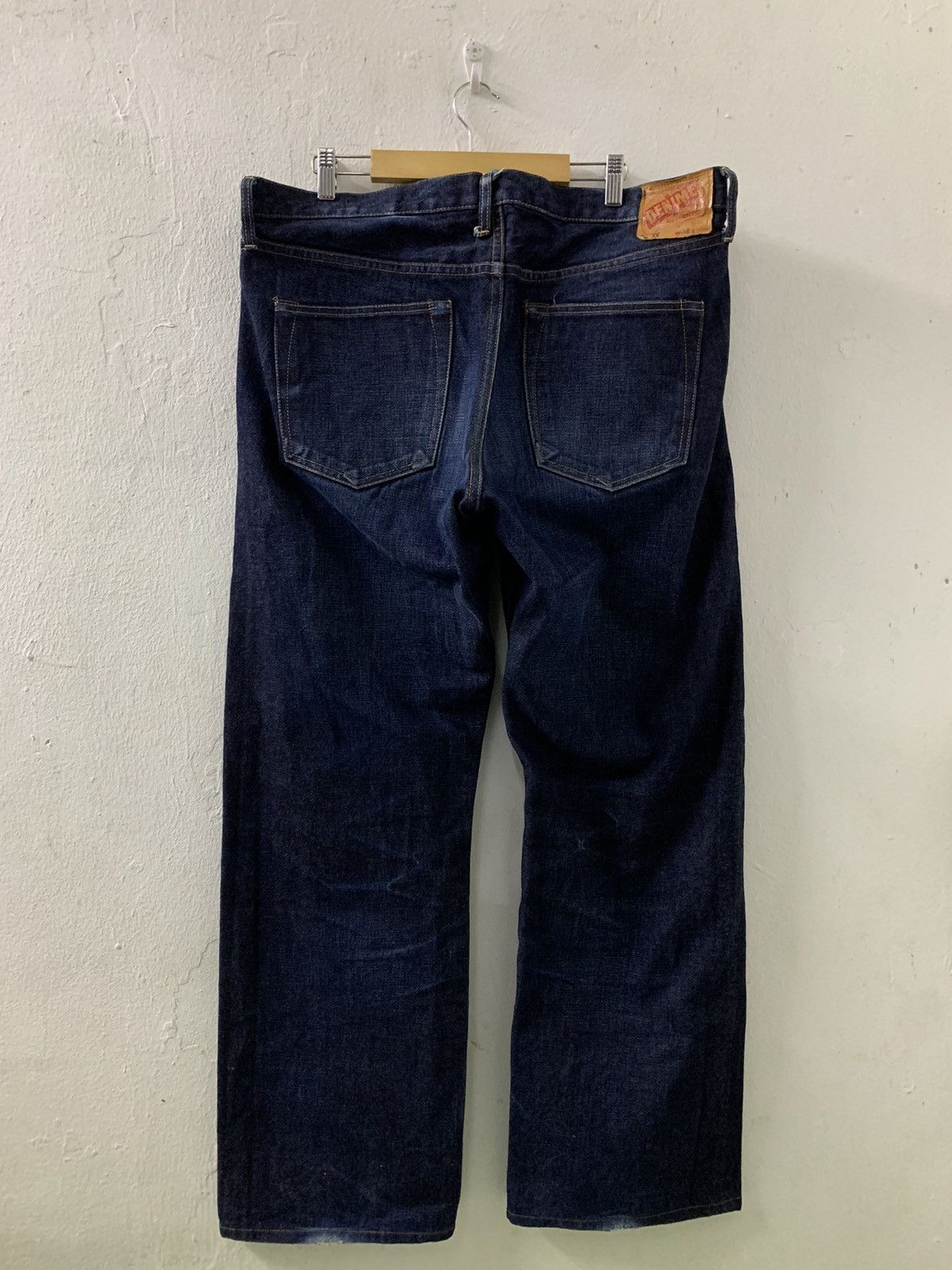 Denime × Japanese Brand Rare DENIME Japan Selvedge Leather Patch Size US 38 / EU 54 - 2 Thumbnail