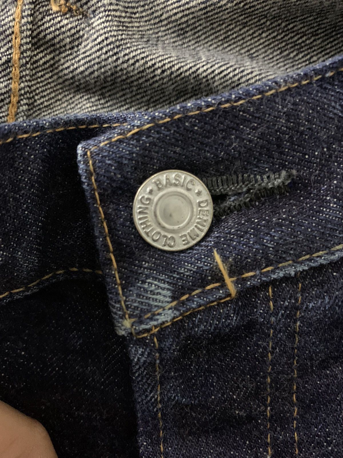 Denime × Japanese Brand Rare DENIME Japan Selvedge Leather Patch Size US 38 / EU 54 - 10 Thumbnail