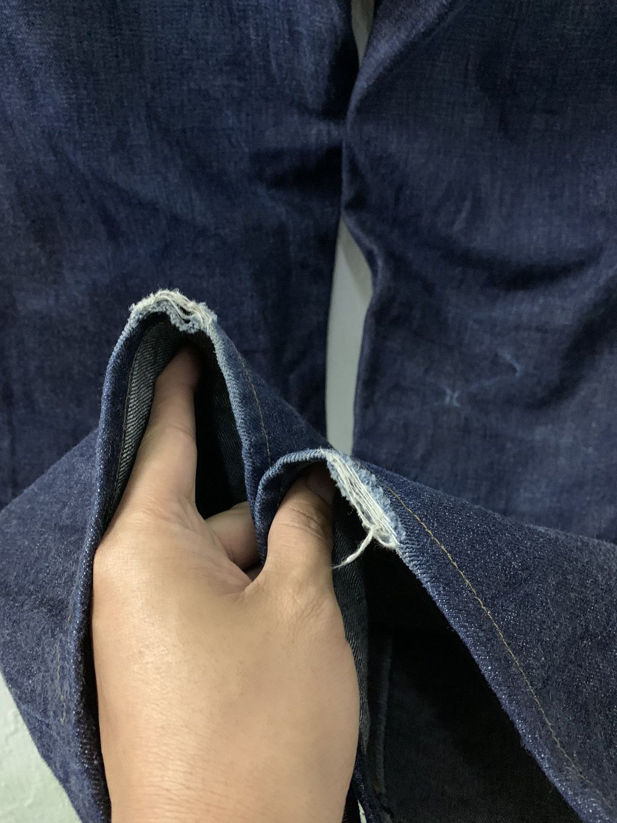 Denime × Japanese Brand Rare DENIME Japan Selvedge Leather Patch Size US 38 / EU 54 - 4 Thumbnail