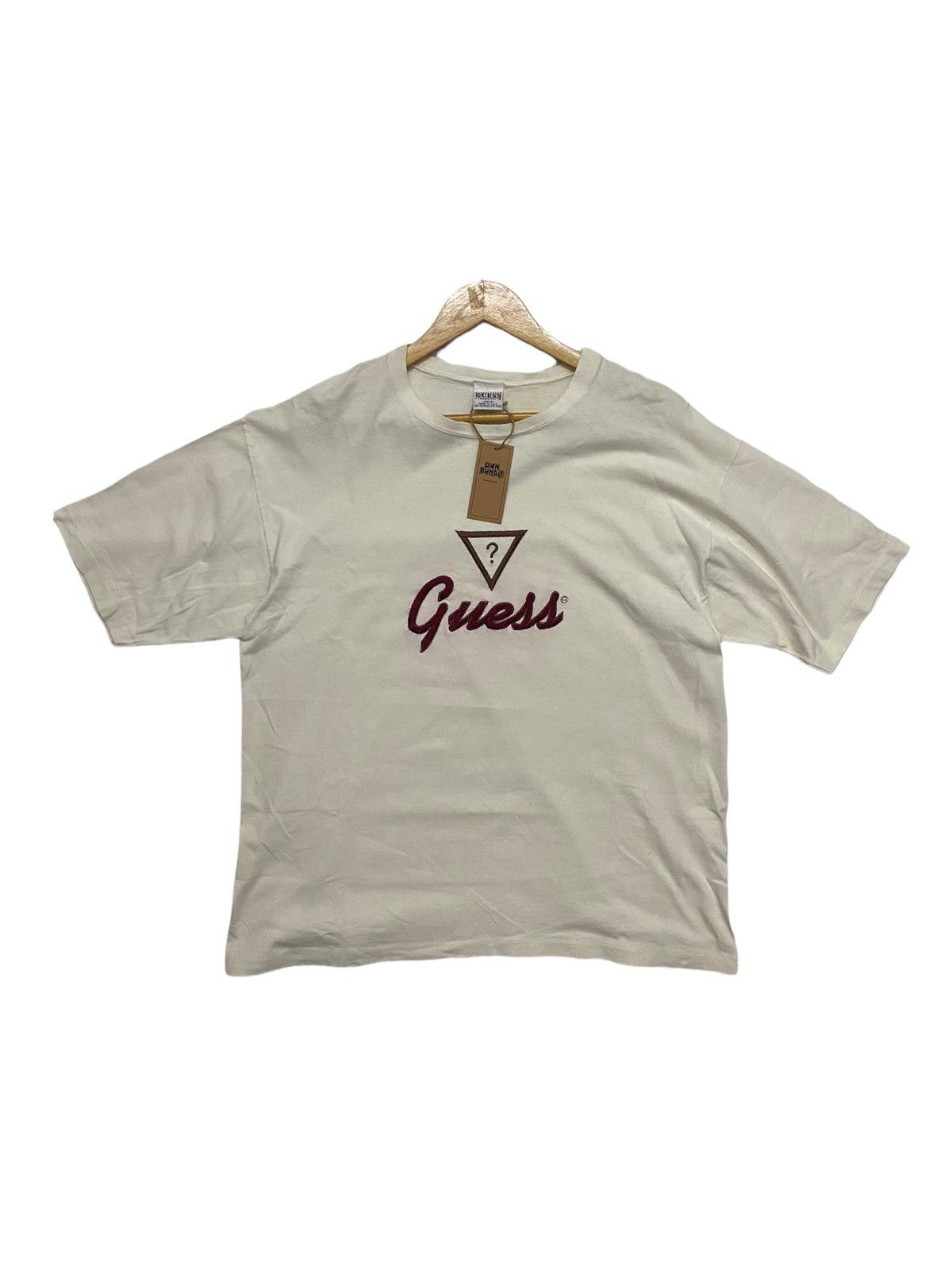 Guess Vintage Rare Guess Shirt Embroidery Logo Made In USA Size US L / EU 52-54 / 3 - 1 Thumbnail
