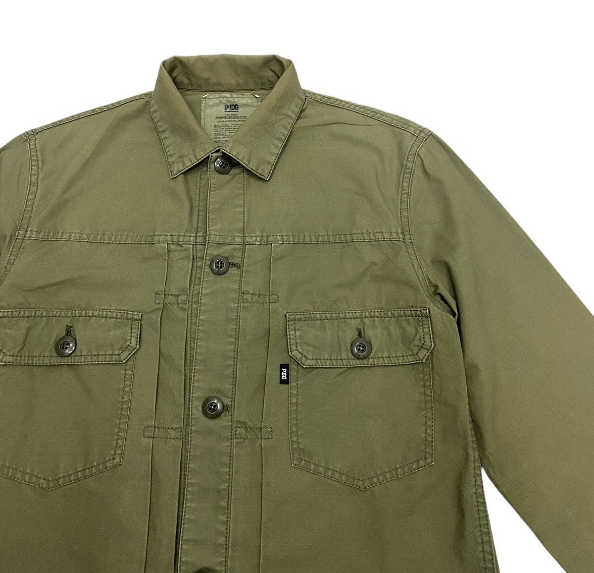 Japanese Brand × Kapital 🇯🇵 PEG MADE IN JAPAN MILITARY BUTTON SHIRT JACKET Size US M / EU 48-50 / 2 - 8 Thumbnail