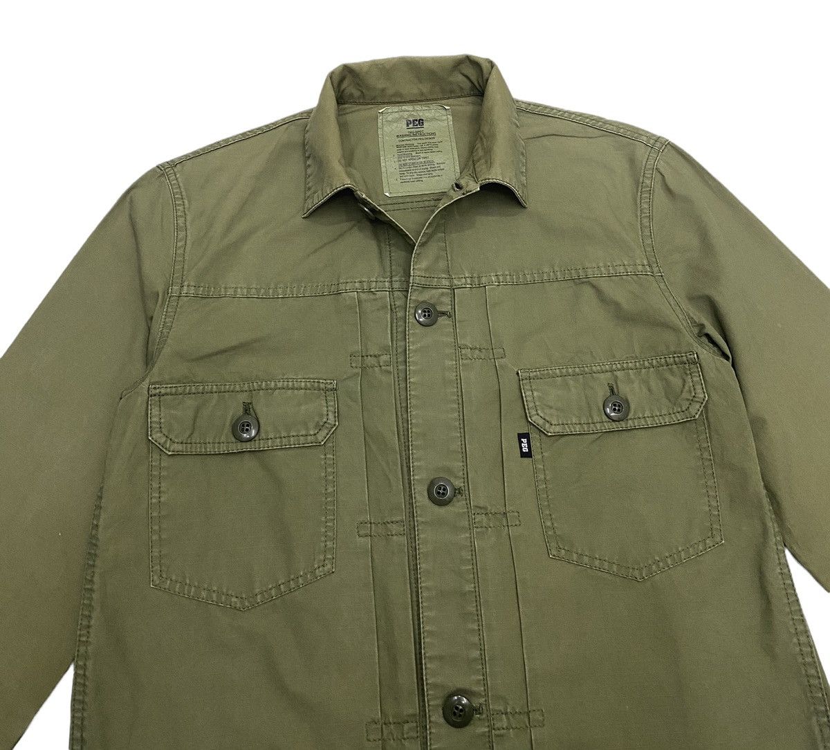 Japanese Brand × Kapital 🇯🇵 PEG MADE IN JAPAN MILITARY BUTTON SHIRT JACKET Size US M / EU 48-50 / 2 - 7 Thumbnail