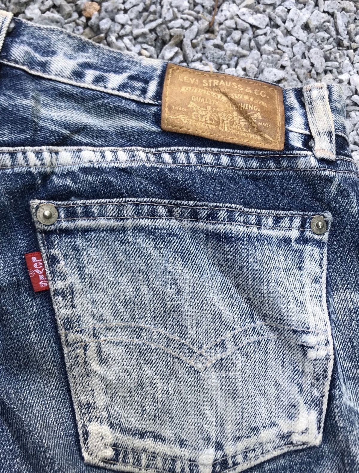 Levi's MadeInJapan Distress slim fit Levis Jean Size US 30 / EU 46 - 4 Thumbnail