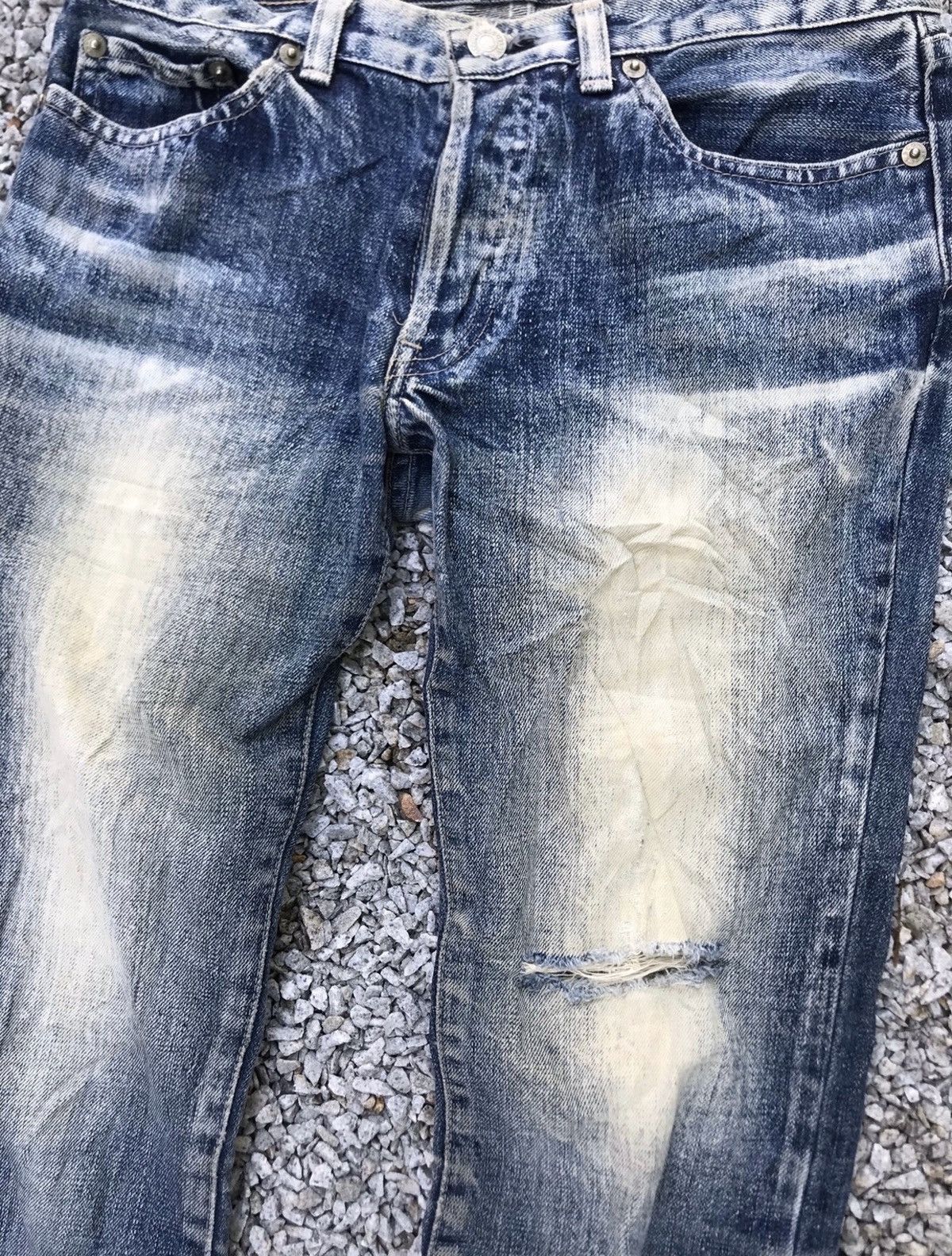 Levi's MadeInJapan Distress slim fit Levis Jean Size US 30 / EU 46 - 2 Thumbnail
