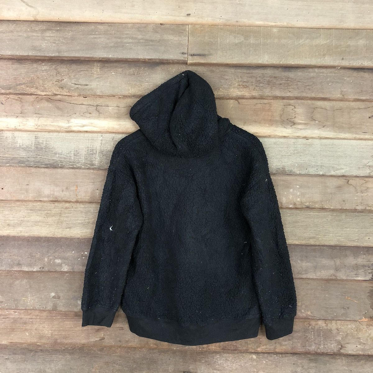 DC Comics × Marvel Comics Marvel Black Small Logo fleece Sweater #3141 Size US M / EU 48-50 / 2 - 12 Thumbnail