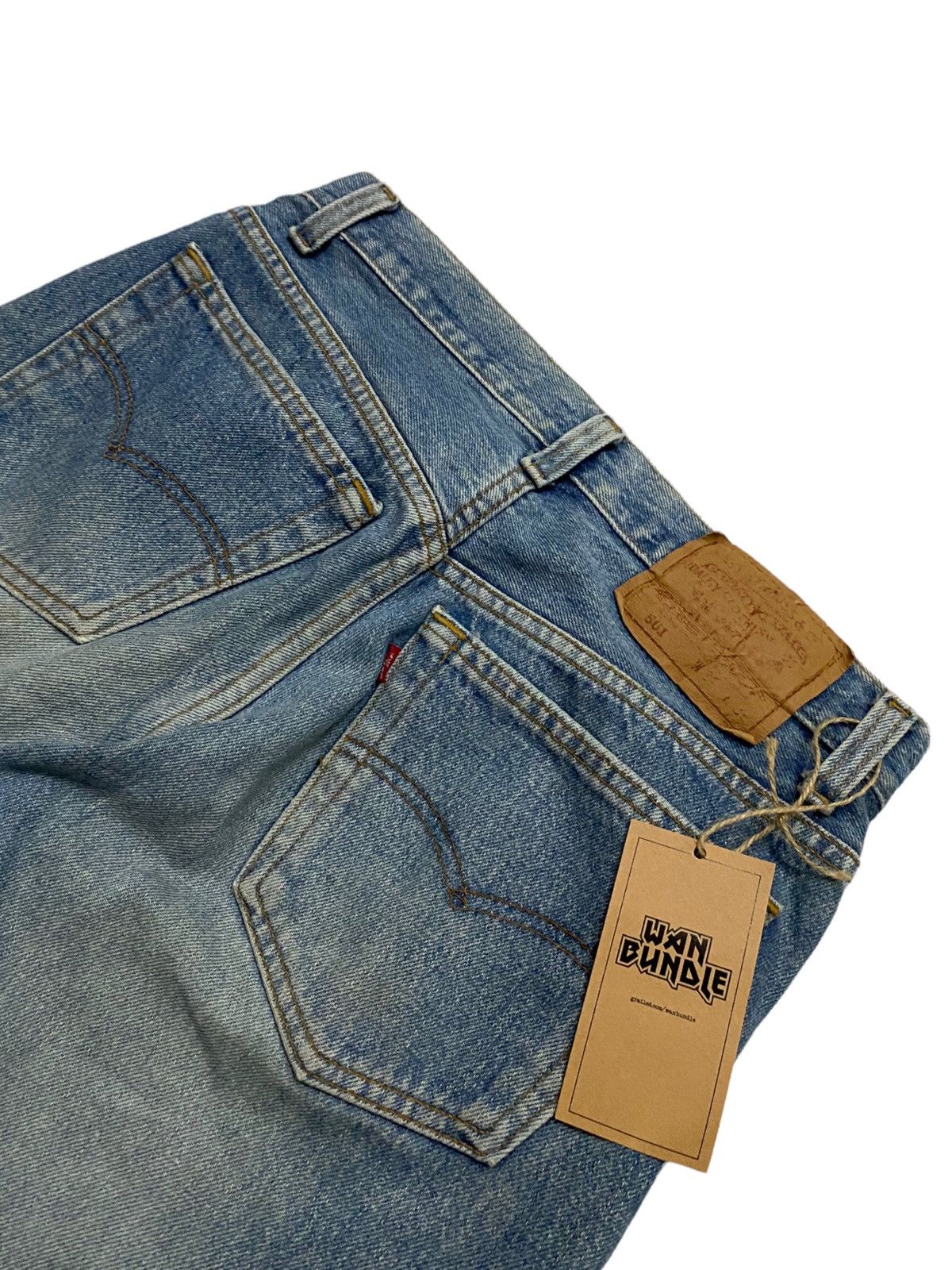 Levi's Vintage 1992 Levi's 501 Jeans Made In USA Size US 28 / EU 44 - 4 Thumbnail