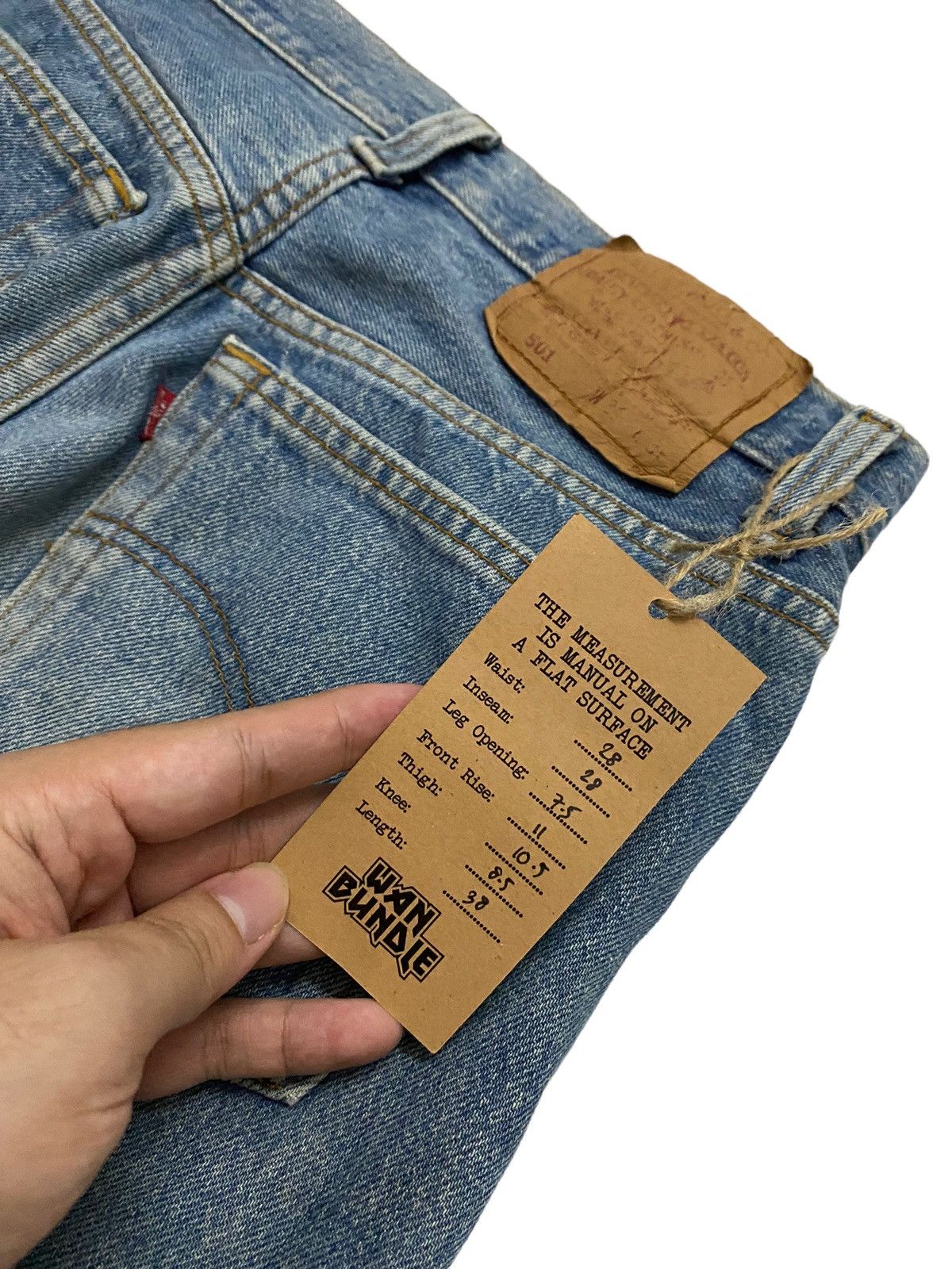 Levi's Vintage 1992 Levi's 501 Jeans Made In USA Size US 28 / EU 44 - 7 Thumbnail