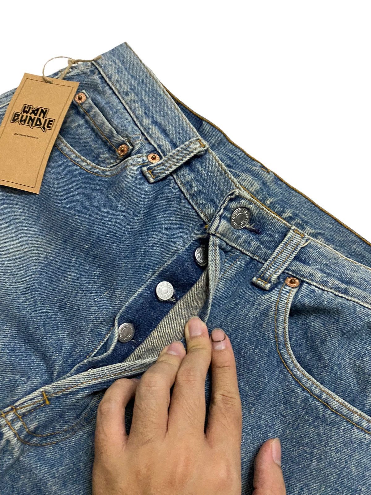 Levi's Vintage 1992 Levi's 501 Jeans Made In USA Size US 28 / EU 44 - 13 Thumbnail