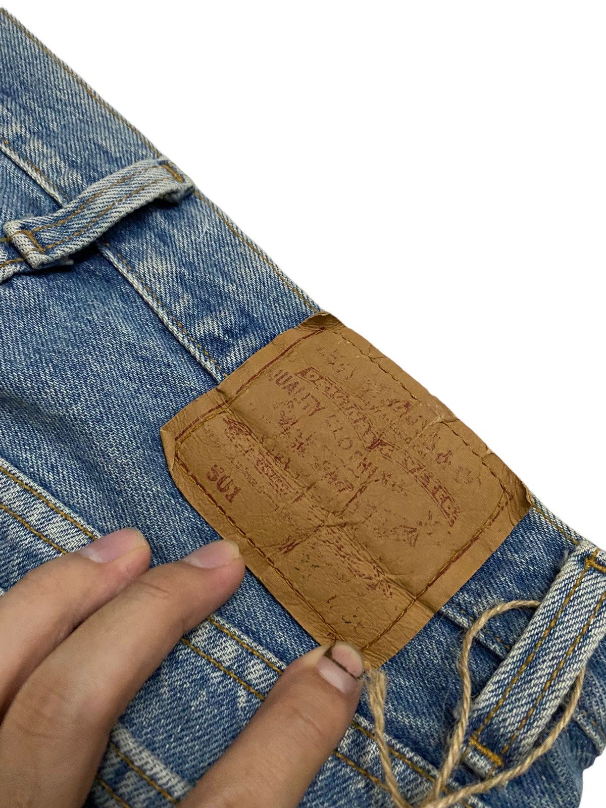 Levi's Vintage 1992 Levi's 501 Jeans Made In USA Size US 28 / EU 44 - 6 Thumbnail