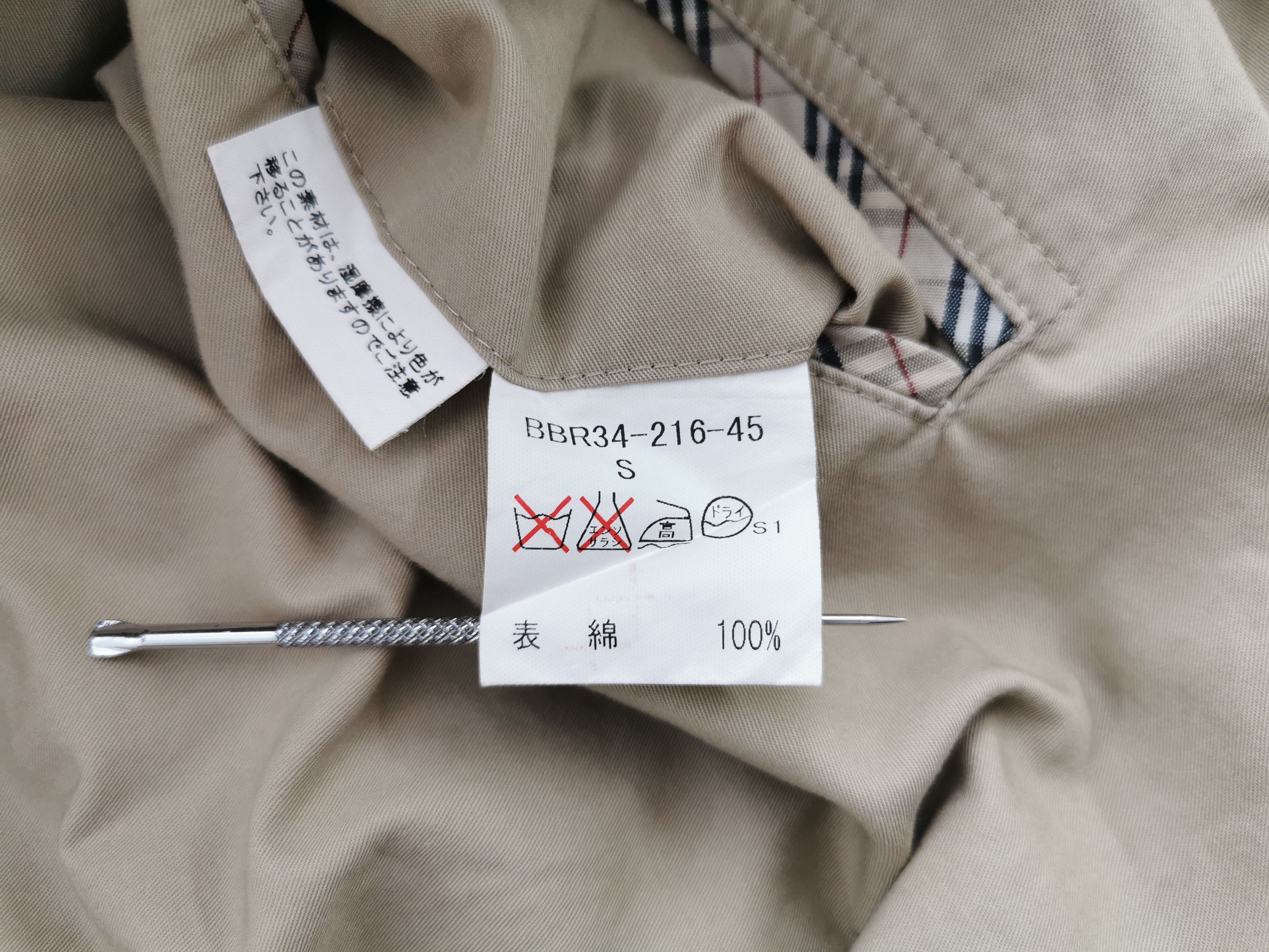 Burberry Vintage 90s Burberry Trench Coat Jacket Made In Japan Size L Size US L / EU 52-54 / 3 - 5 Thumbnail