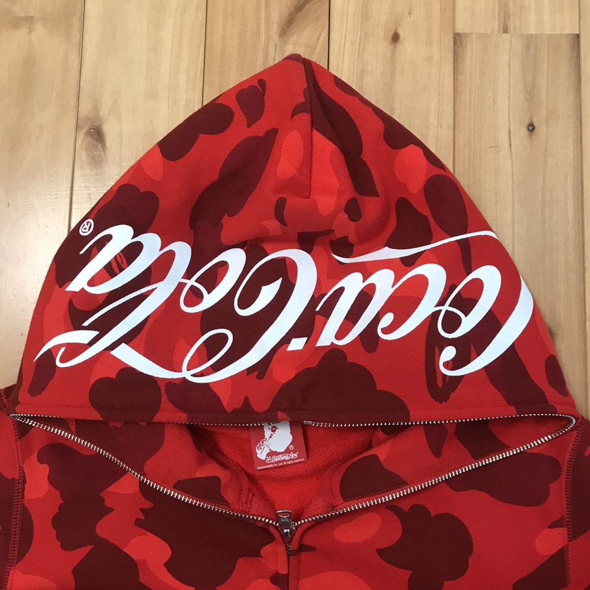 Bape × Coca Cola BAPE × Coca-Cola Red camo Full zip hoodie Size US S / EU 44-46 / 1 - 4 Thumbnail
