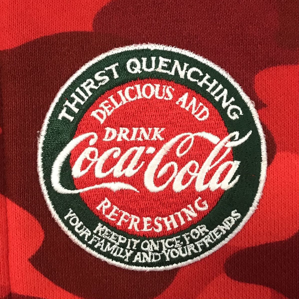 Bape × Coca Cola BAPE × Coca-Cola Red camo Full zip hoodie Size US S / EU 44-46 / 1 - 7 Thumbnail