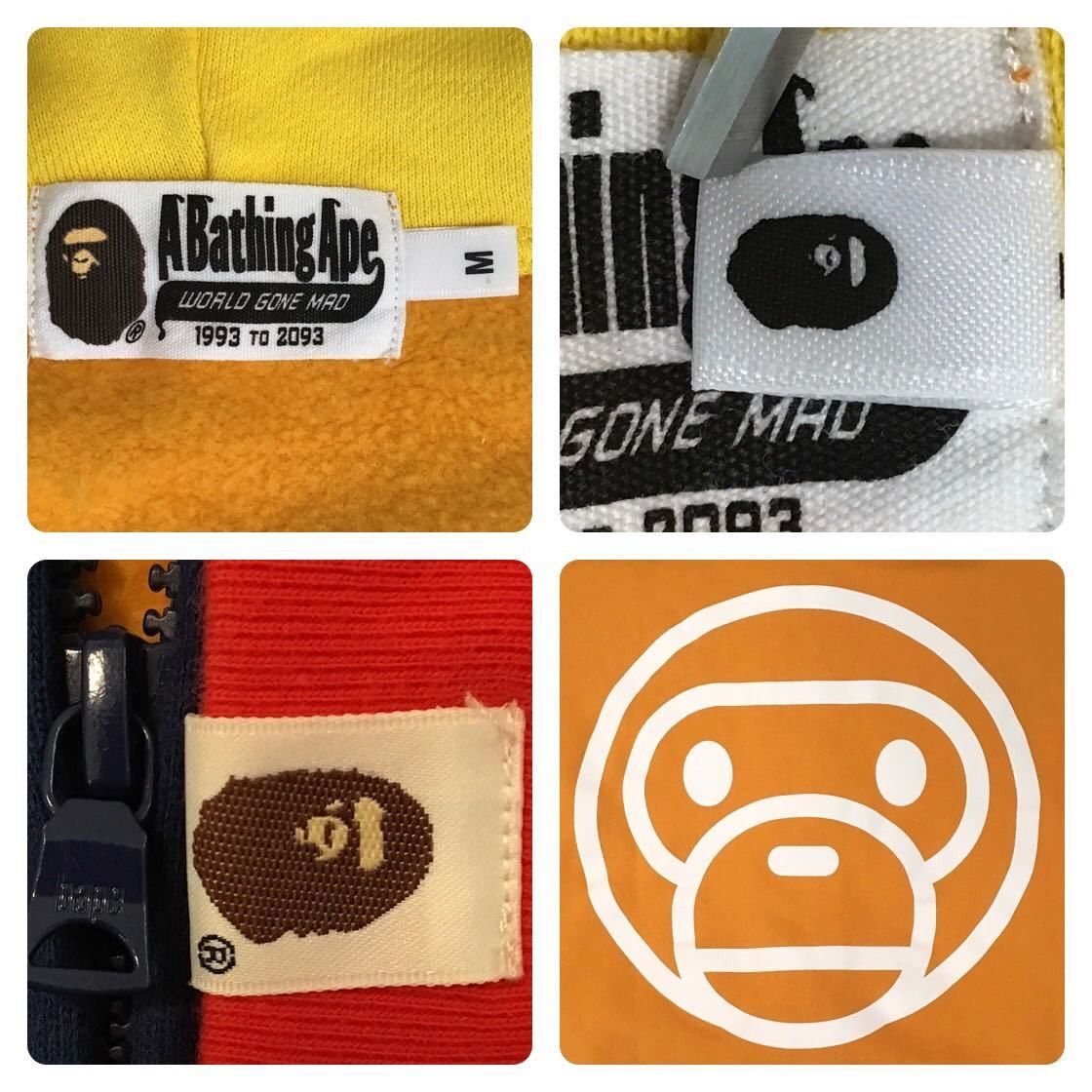 Bape BAPE baby milo crazy color Zip hoodie Size US M / EU 48-50 / 2 - 8 Thumbnail