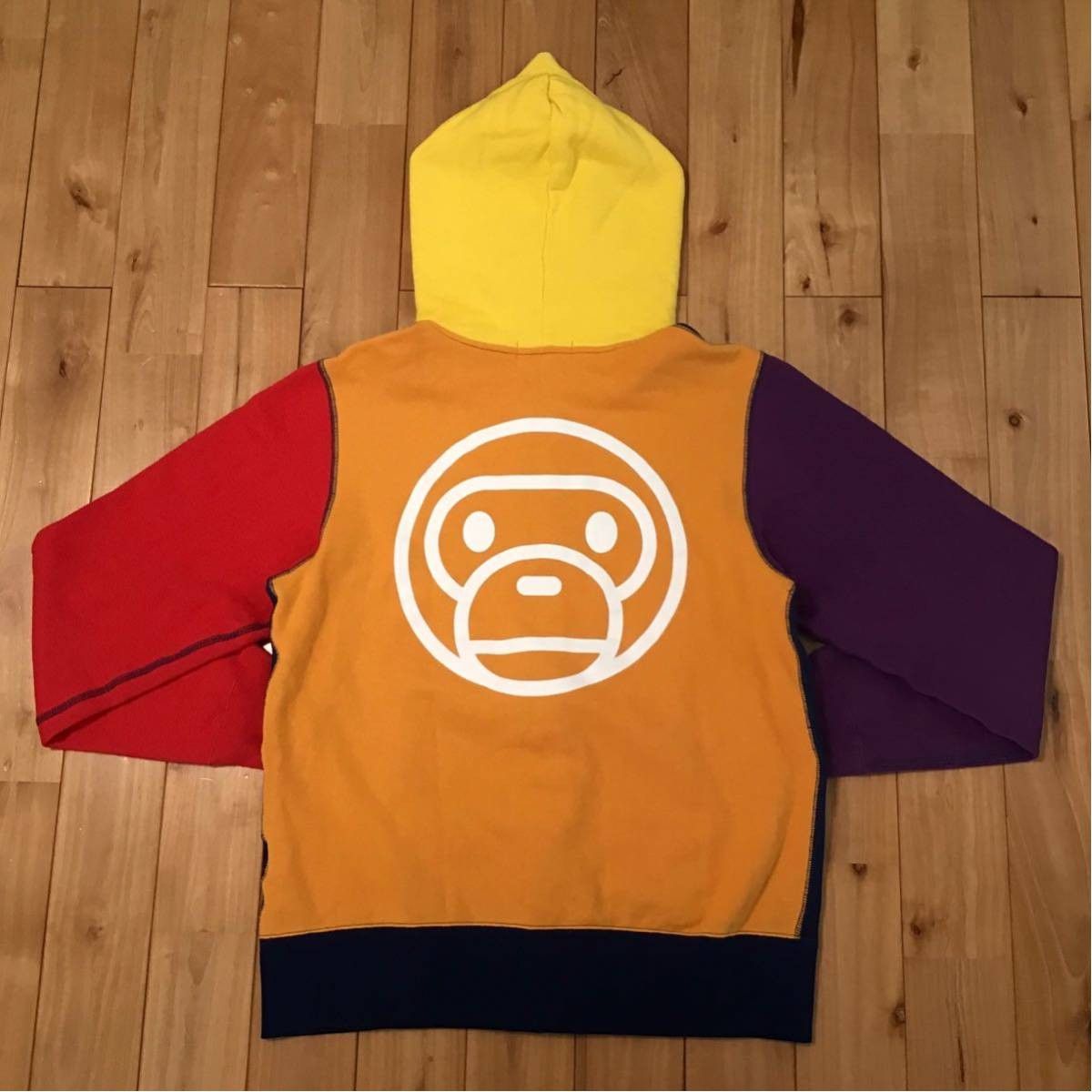 Bape BAPE baby milo crazy color Zip hoodie Size US M / EU 48-50 / 2 - 3 Thumbnail
