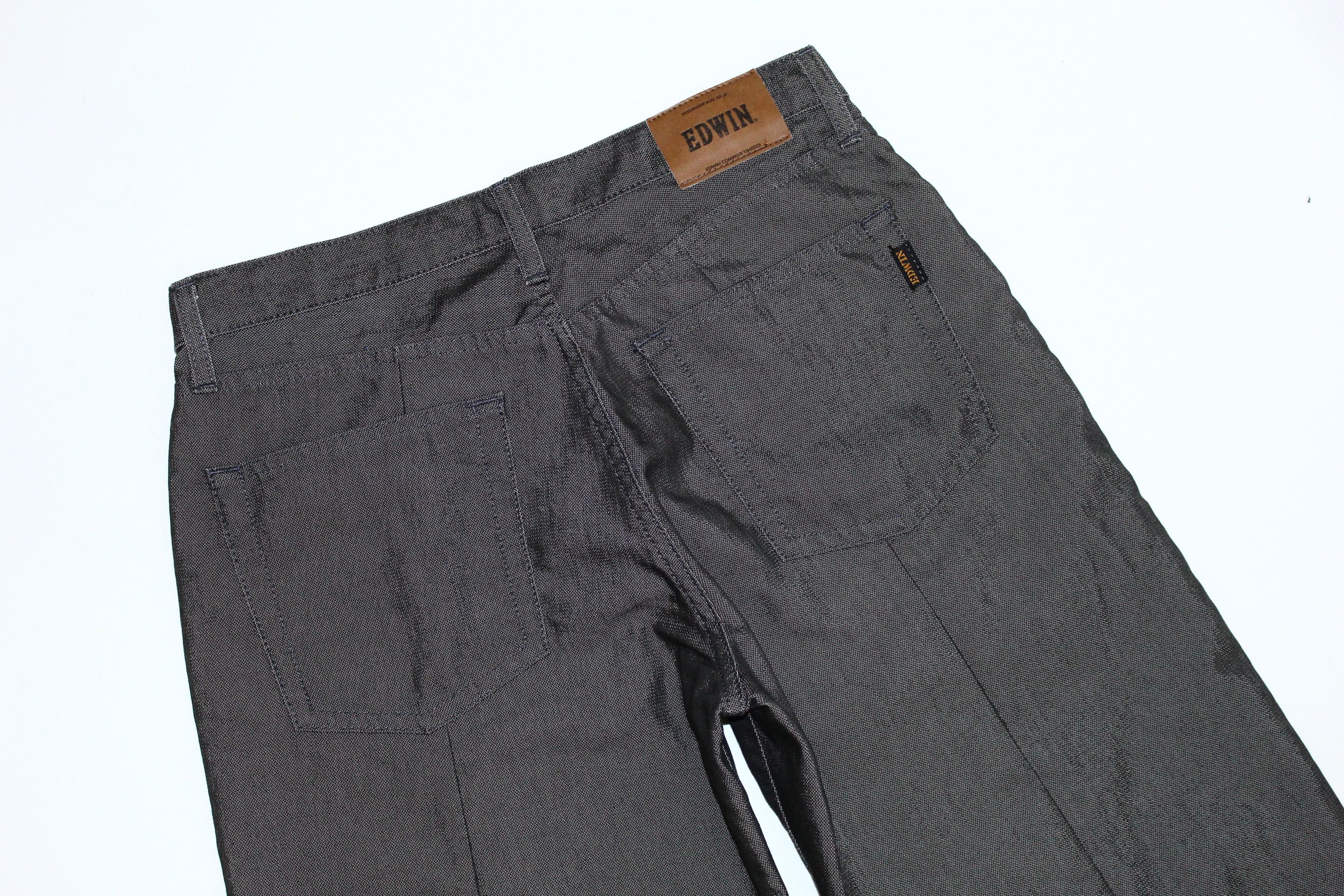 Edwin Edwin International Marin High Waist Raw Denim Flared Jeans Size US 32 / EU 48 - 8 Thumbnail