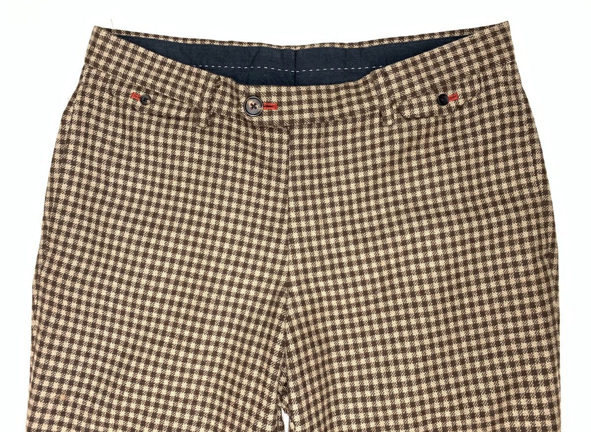 Designer × Paul Smith 🏖 Paul Smith Pattern Houndstooth Trousers Pants Size US 31 - 2 Thumbnail