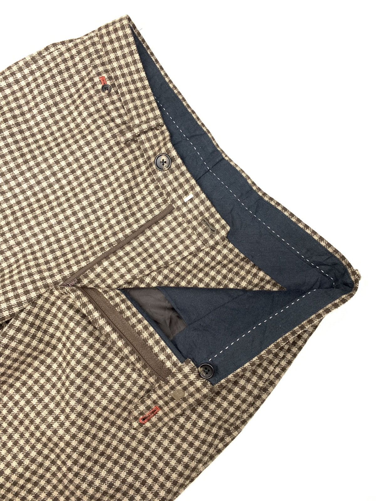 Designer × Paul Smith 🏖 Paul Smith Pattern Houndstooth Trousers Pants Size US 31 - 5 Thumbnail