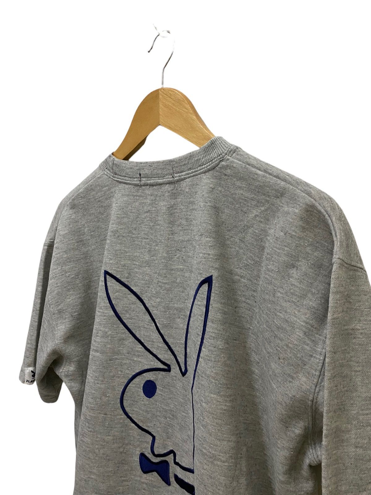Playboy × Vintage Vintage PLAYBOY t shirt spellout big logo embroidered Size US L / EU 52-54 / 3 - 3 Thumbnail