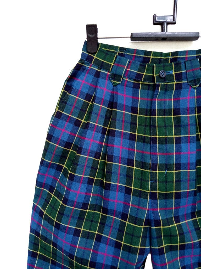 Other 🔥🔥🔥Vintage Tartan Checker Plaid Pants Rare Design Size US 26 / EU 42 - 6 Thumbnail