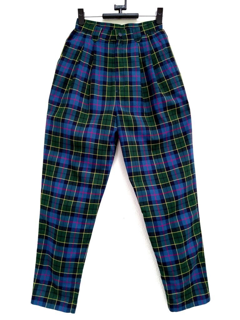 Other 🔥🔥🔥Vintage Tartan Checker Plaid Pants Rare Design Size US 26 / EU 42 - 2 Thumbnail