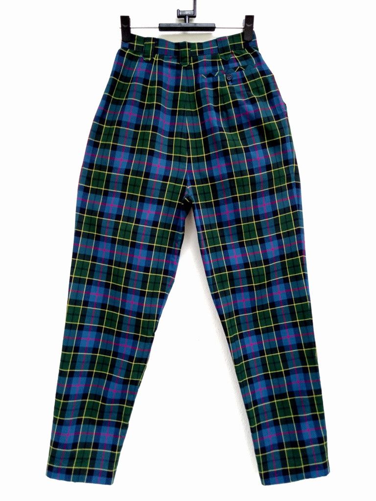 Other 🔥🔥🔥Vintage Tartan Checker Plaid Pants Rare Design Size US 26 / EU 42 - 10 Thumbnail