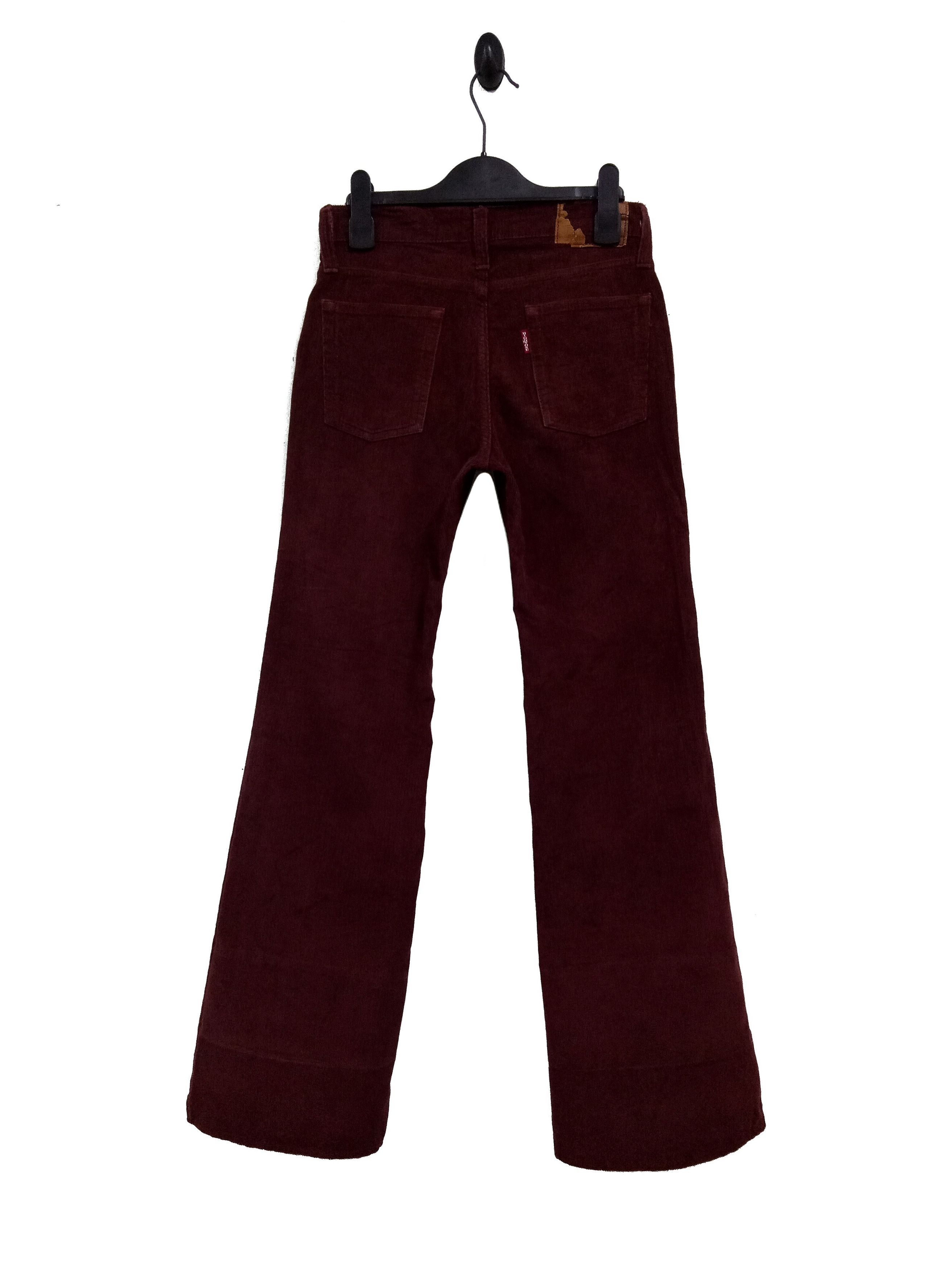 Vintage 🔥🔥VTG Big Stone Velvet Corduroi Flared Jeans Scovill USA Size US 28 / EU 44 - 2 Thumbnail