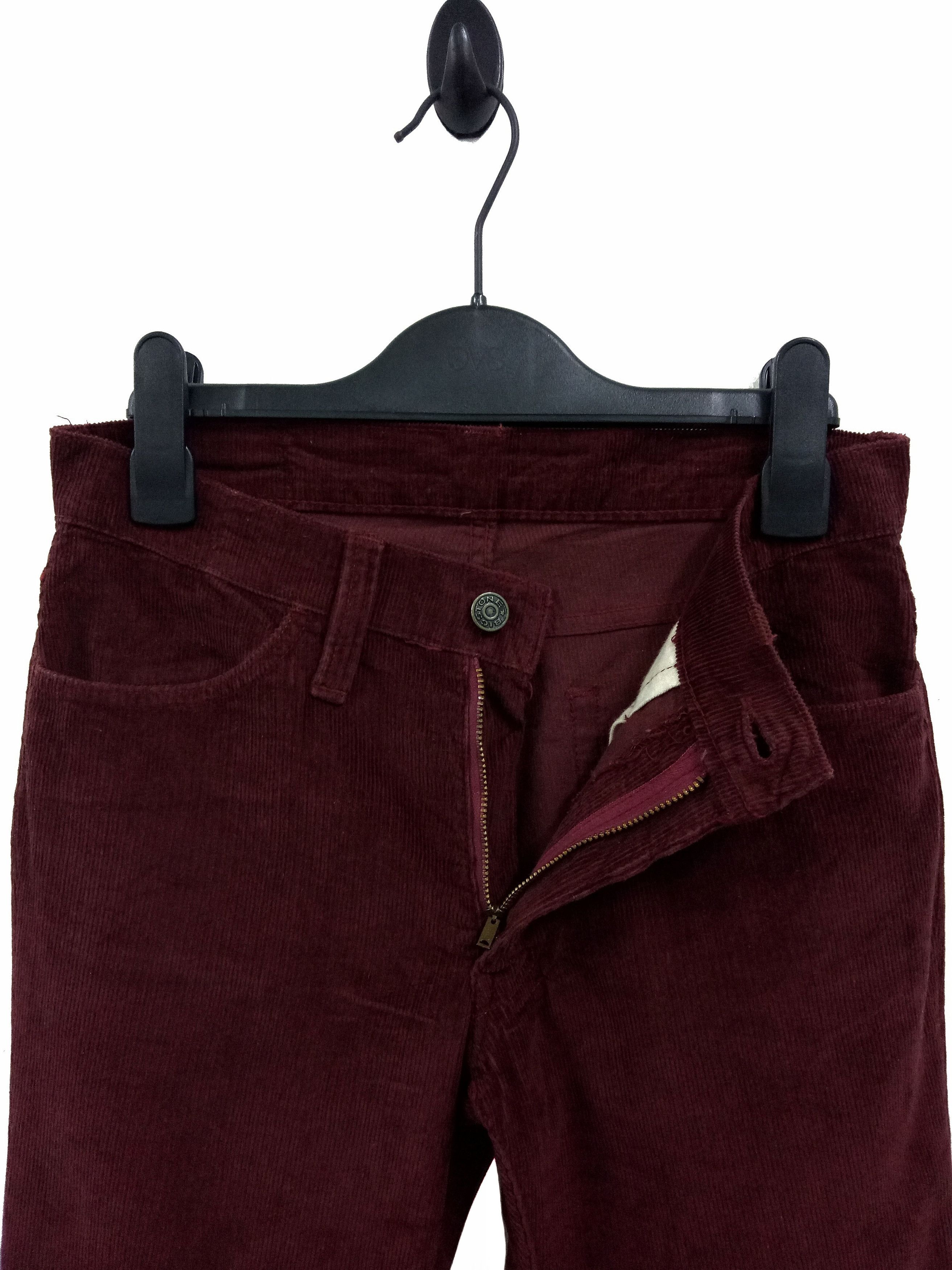Vintage 🔥🔥VTG Big Stone Velvet Corduroi Flared Jeans Scovill USA Size US 28 / EU 44 - 7 Thumbnail