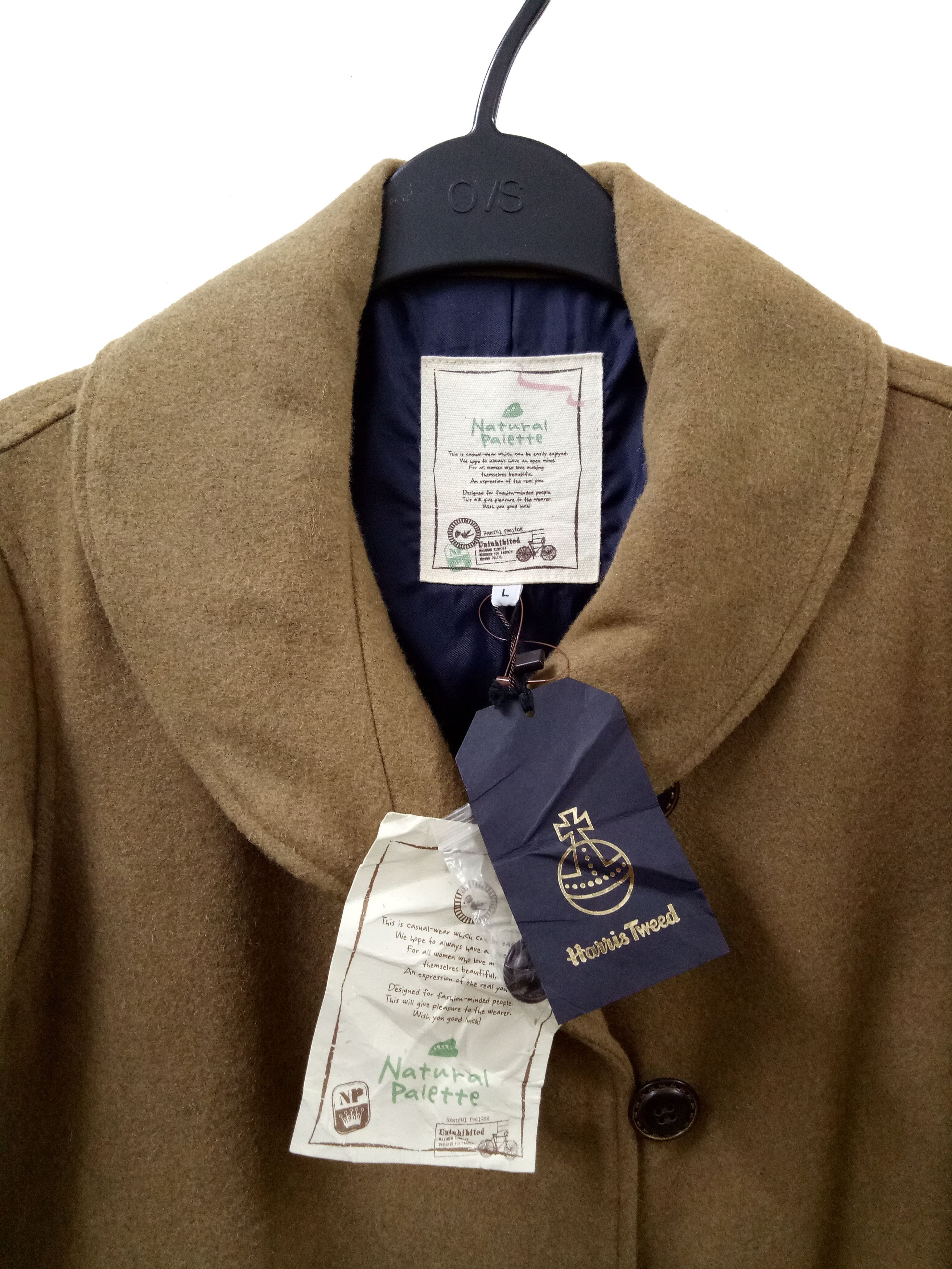 Harris Tweed 🔥(NWT) Harris Tweed x Natural Palette Sailor Style Jacket Size US L / EU 52-54 / 3 - 2 Thumbnail