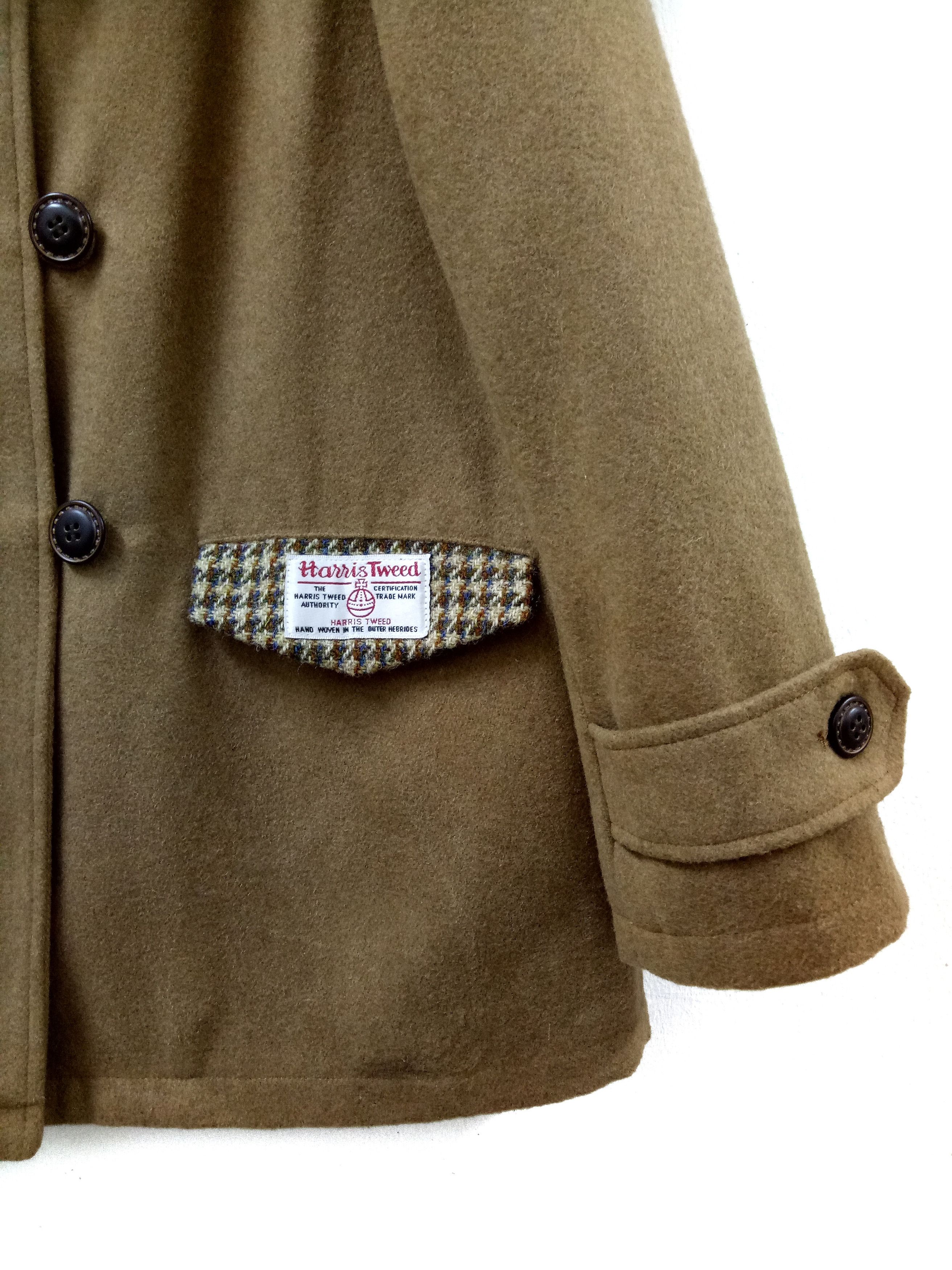 Harris Tweed 🔥(NWT) Harris Tweed x Natural Palette Sailor Style Jacket Size US L / EU 52-54 / 3 - 7 Thumbnail