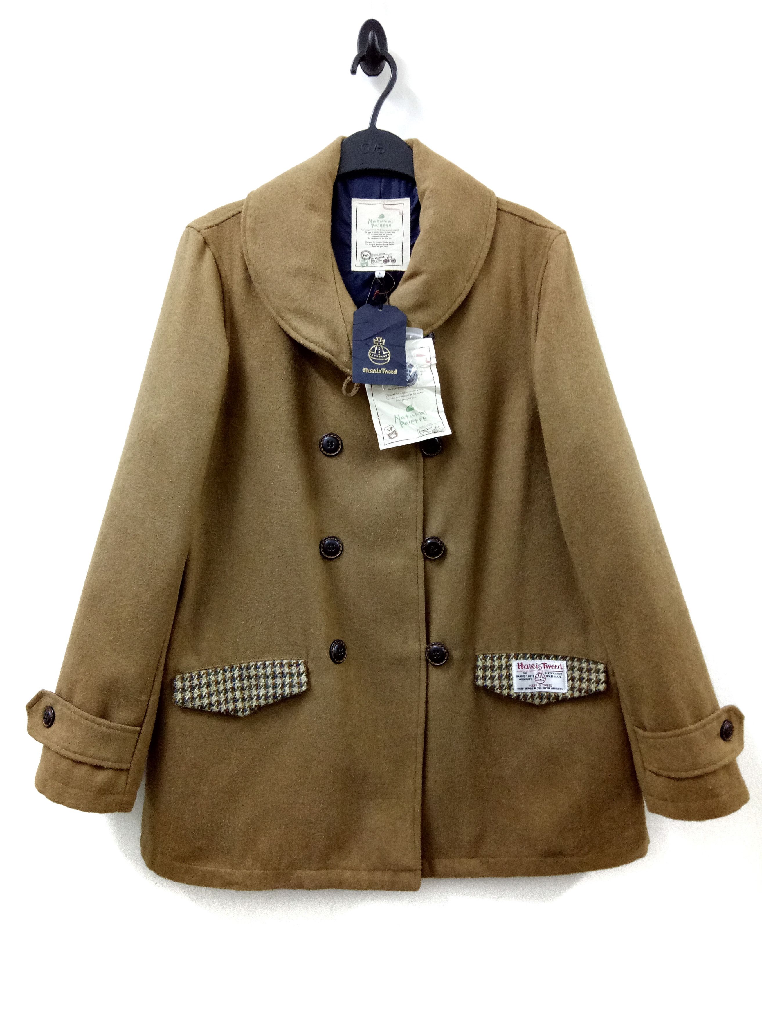 Harris Tweed 🔥(NWT) Harris Tweed x Natural Palette Sailor Style Jacket Size US L / EU 52-54 / 3 - 1 Thumbnail