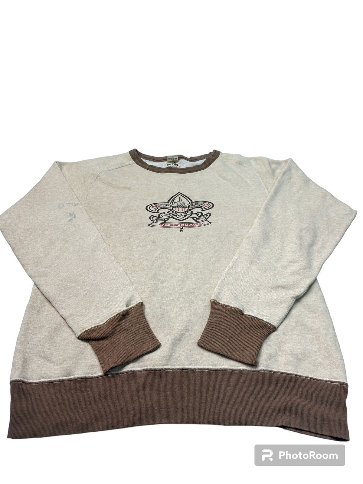 Japanese Brand Flat head USAF logo crewneck sweatshirt Size US M / EU 48-50 / 2 - 2 Thumbnail