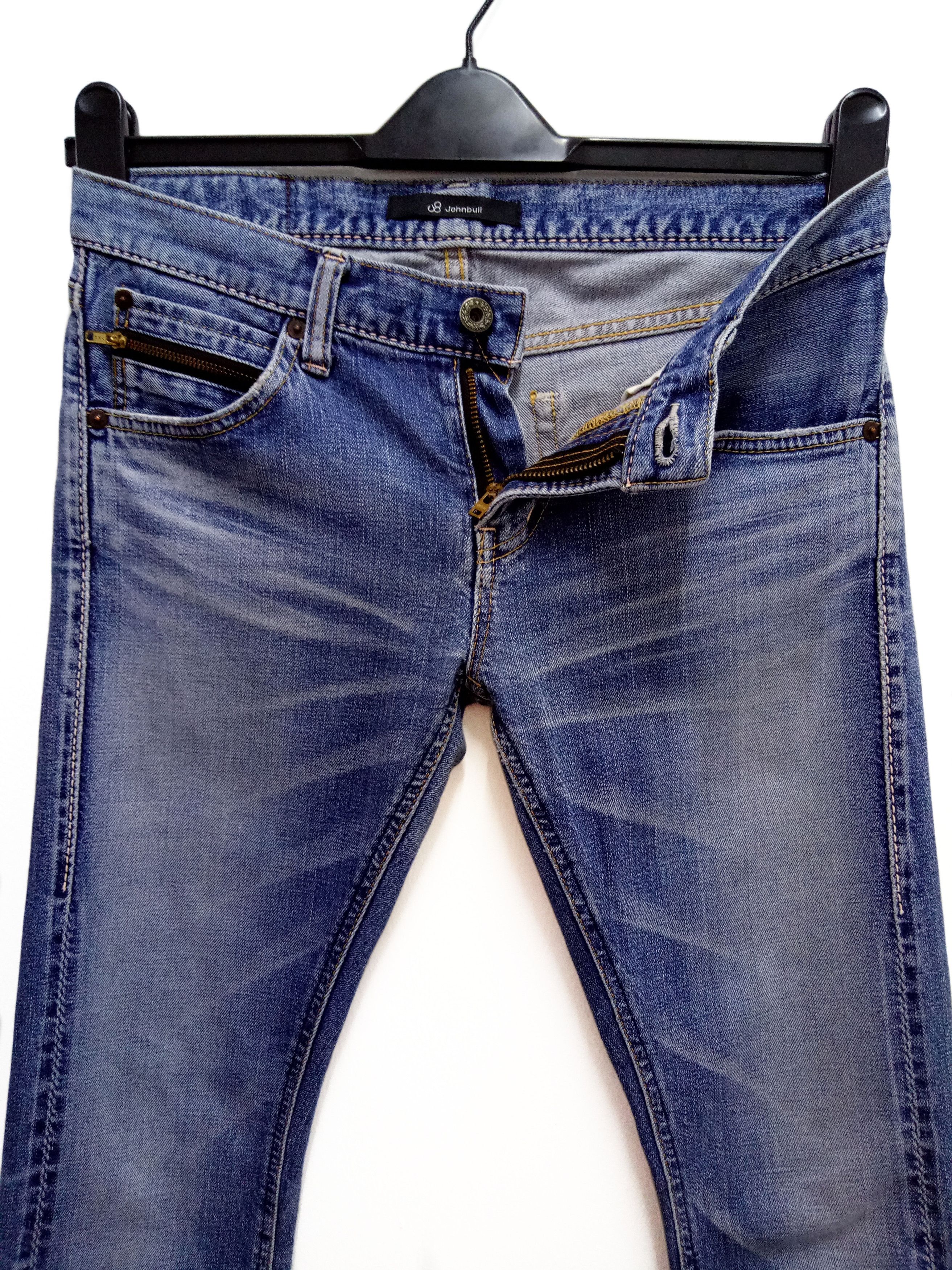 Johnbull 🔥🔥🔥John Bull Selvedge Denim Jeans Zipper Right Pocket Size US 30 / EU 46 - 9 Thumbnail