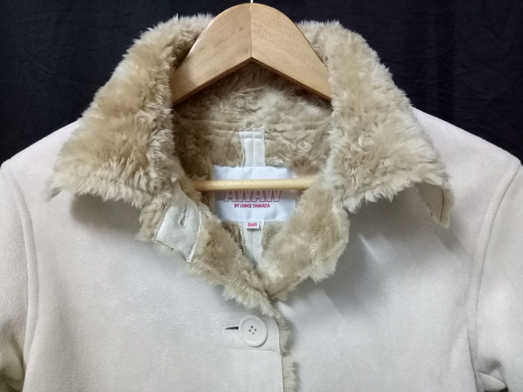 Japanese Brand 🔥🔥🔥Vintage AWAW Junko Shimada Button Up Fur Jacket Size US M / EU 48-50 / 2 - 9 Thumbnail