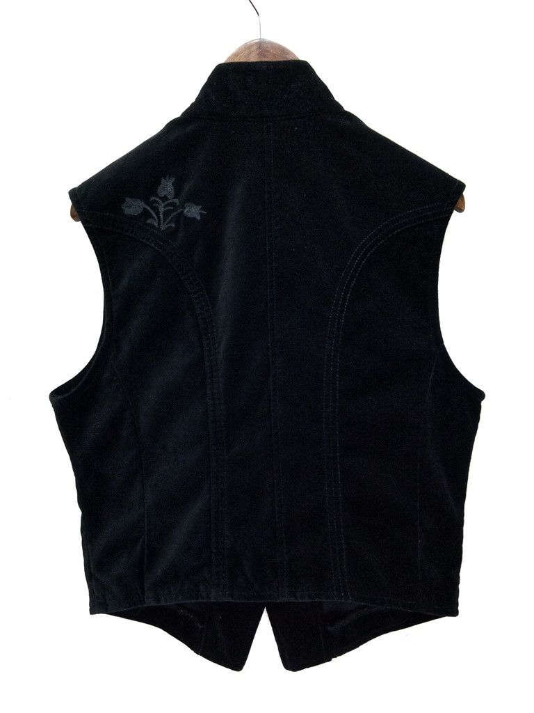 Tommy Hilfiger 🔥🔥🔥Tommy Hilfiger Velvet Button Up Rockabilly Vest Jacket Size US M / EU 48-50 / 2 - 7 Thumbnail