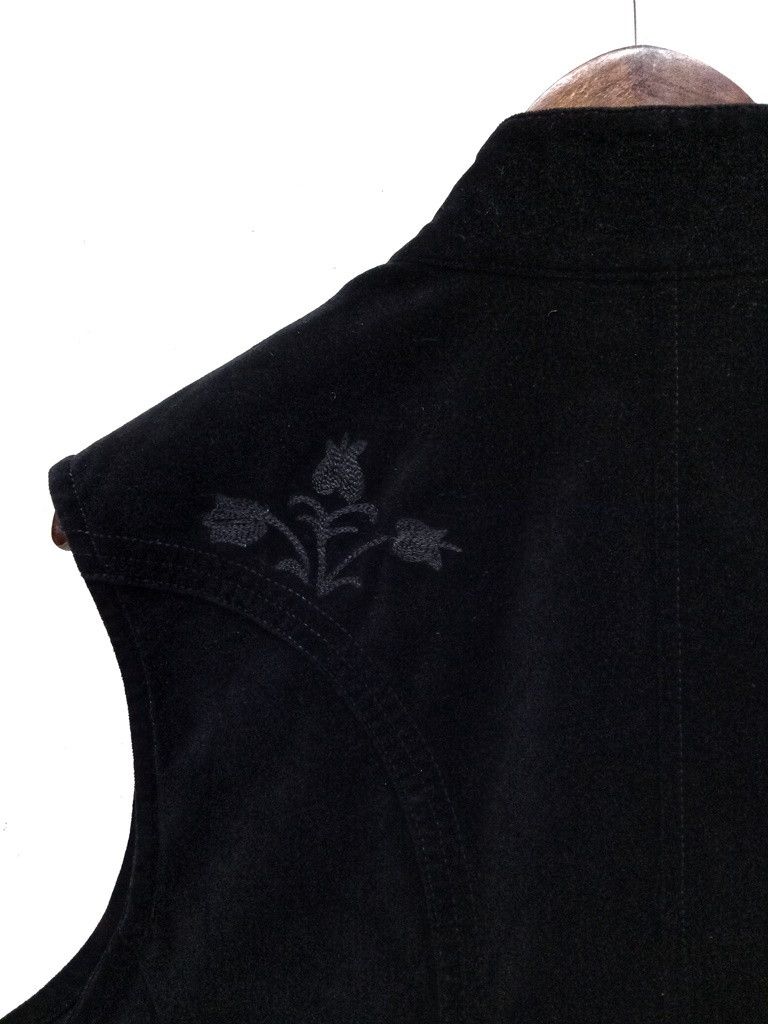 Tommy Hilfiger 🔥🔥🔥Tommy Hilfiger Velvet Button Up Rockabilly Vest Jacket Size US M / EU 48-50 / 2 - 8 Thumbnail