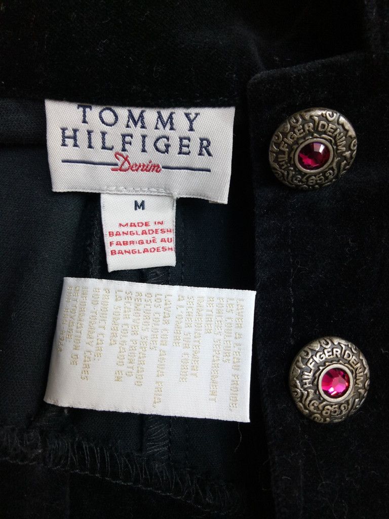 Tommy Hilfiger 🔥🔥🔥Tommy Hilfiger Velvet Button Up Rockabilly Vest Jacket Size US M / EU 48-50 / 2 - 10 Thumbnail