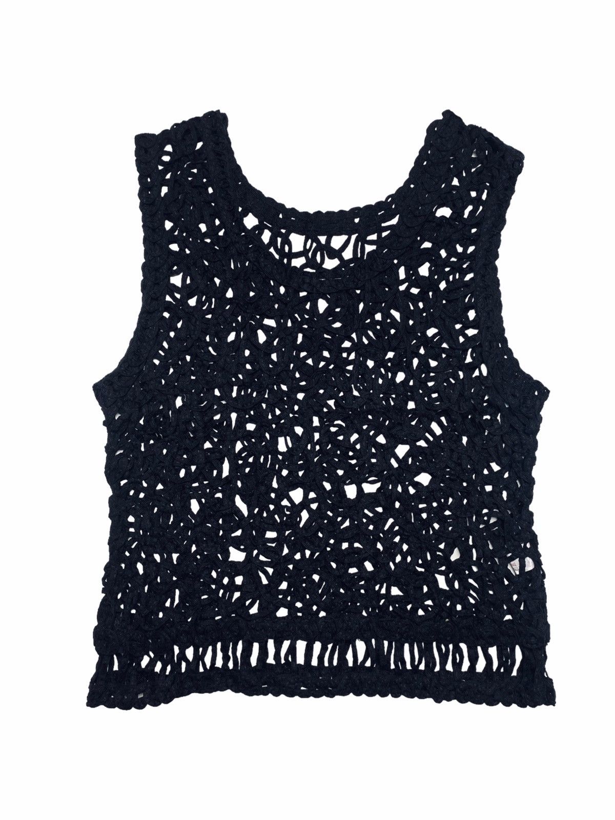 Hysteric Glamour × Japanese Brand 1990s Beprecious - Crochet Knitted Tank Size US M / EU 48-50 / 2 - 1 Thumbnail