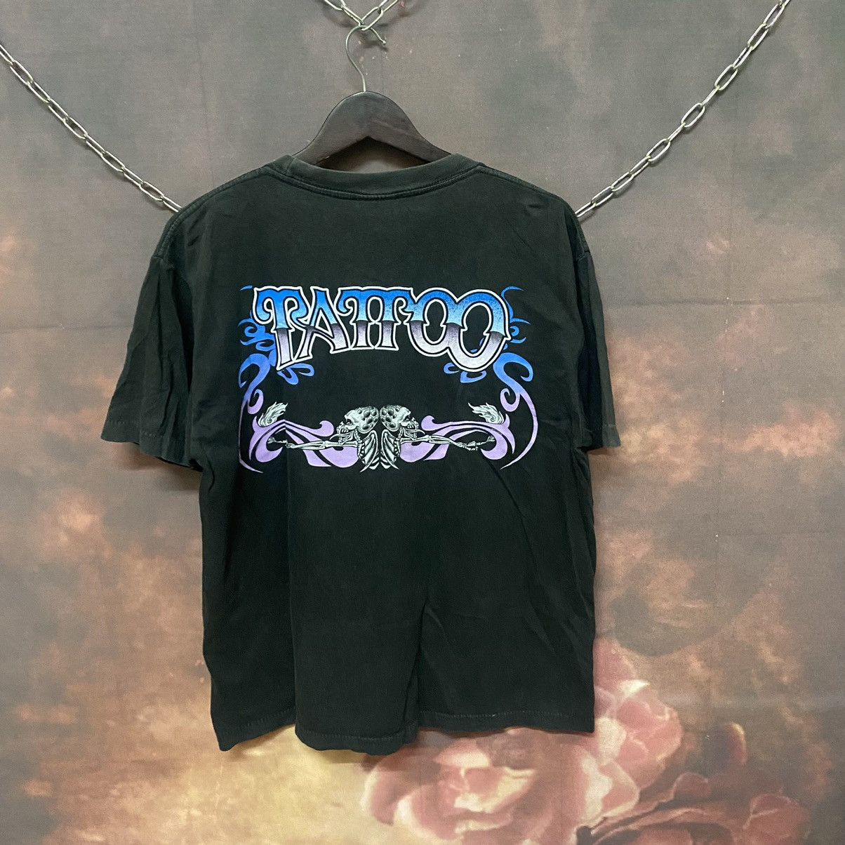 Japanese Brand × Vintage Vintage Japanese Sukajan Inspire Tattoo Tee Size US L / EU 52-54 / 3 - 8 Thumbnail