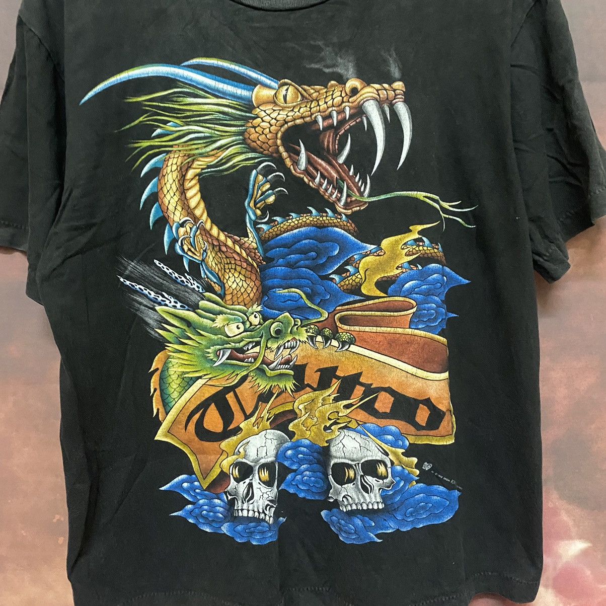 Japanese Brand × Vintage Vintage Japanese Sukajan Inspire Tattoo Tee Size US L / EU 52-54 / 3 - 2 Thumbnail
