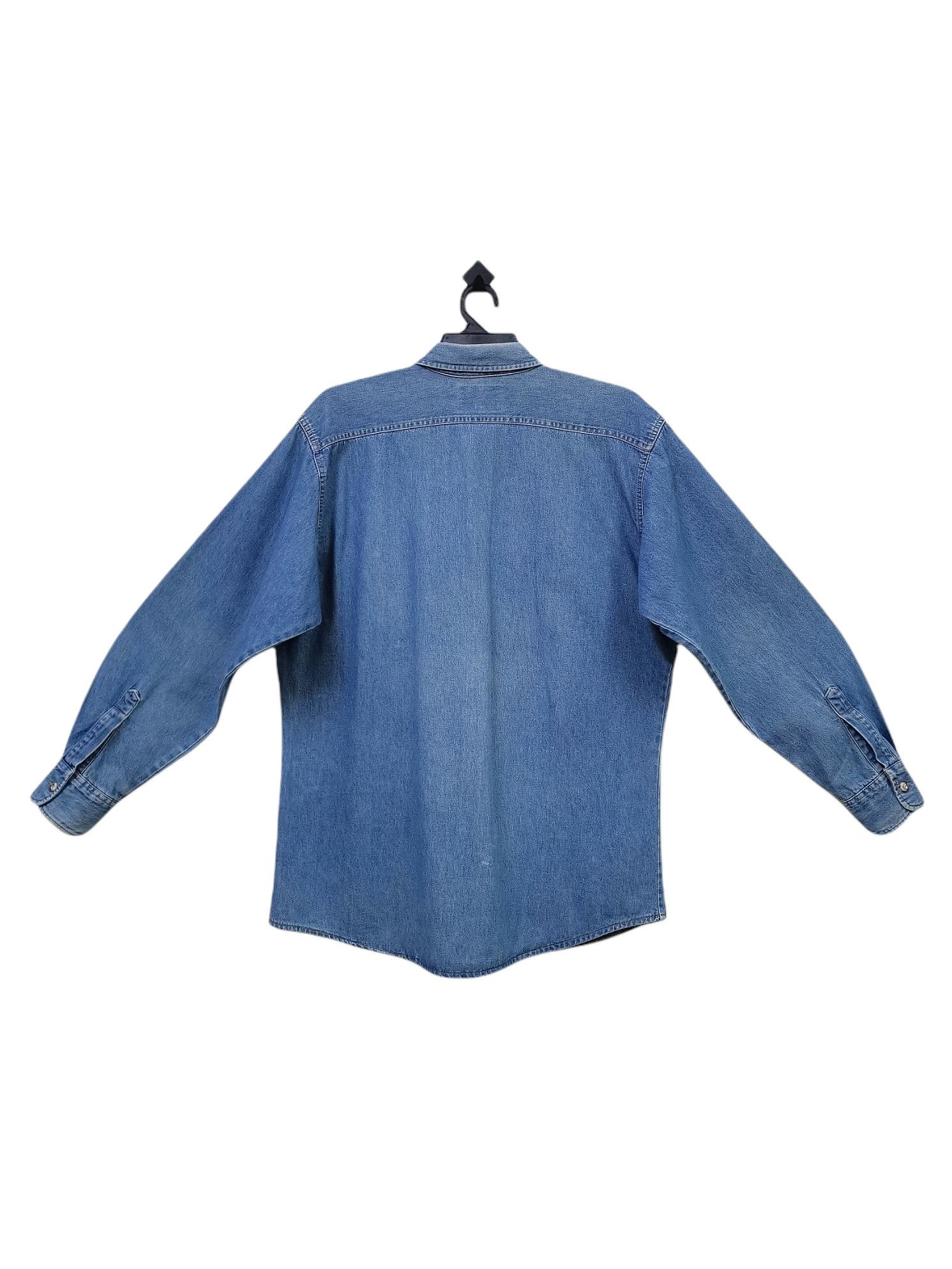 Levi's 💥LEVIS Made in USA 🇺🇸 Denim Button Up Long Sleeve Shirt Size US L / EU 52-54 / 3 - 11 Thumbnail