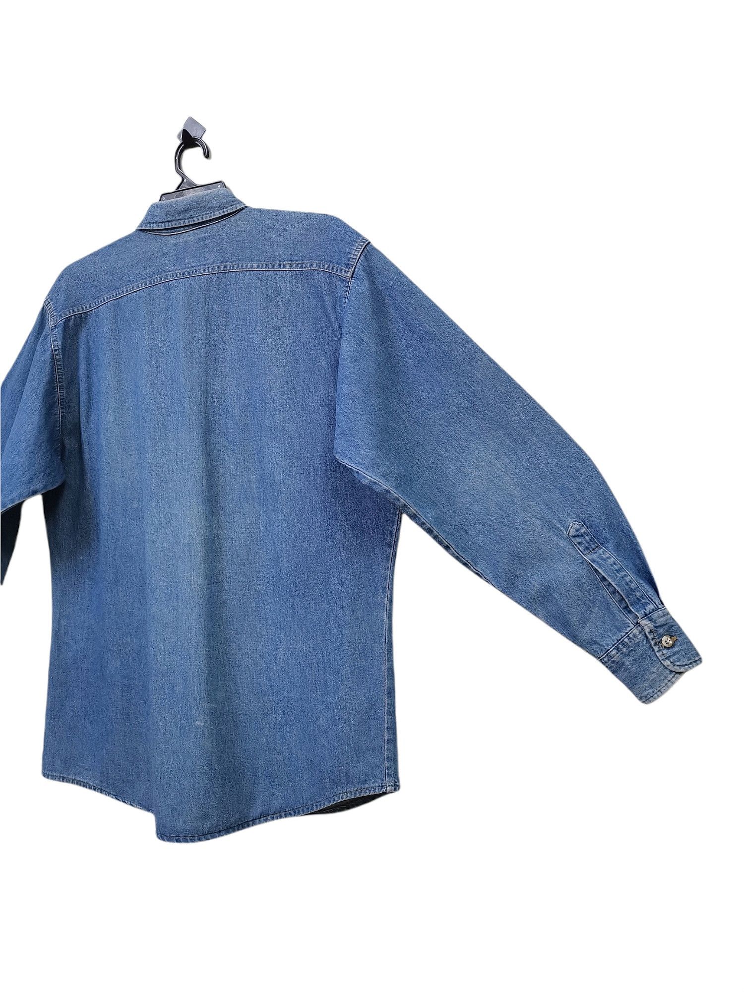 Levi's 💥LEVIS Made in USA 🇺🇸 Denim Button Up Long Sleeve Shirt Size US L / EU 52-54 / 3 - 14 Thumbnail