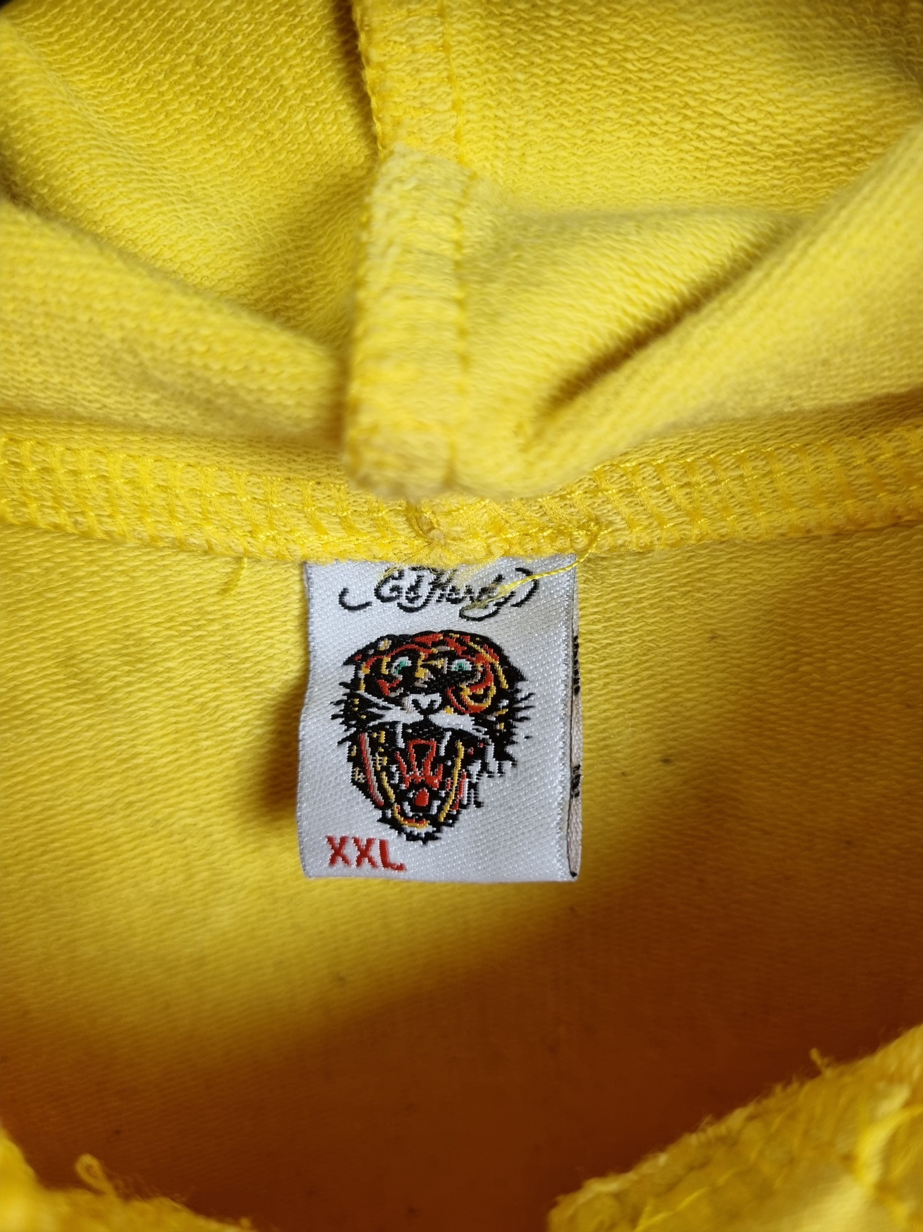 Christian Audigier × Ed Hardy 90s Ed Hardy Skull Buterfly Art Cotton Hooded Track Jacket Size XL / US 12-14 / IT 48-50 - 13 Thumbnail