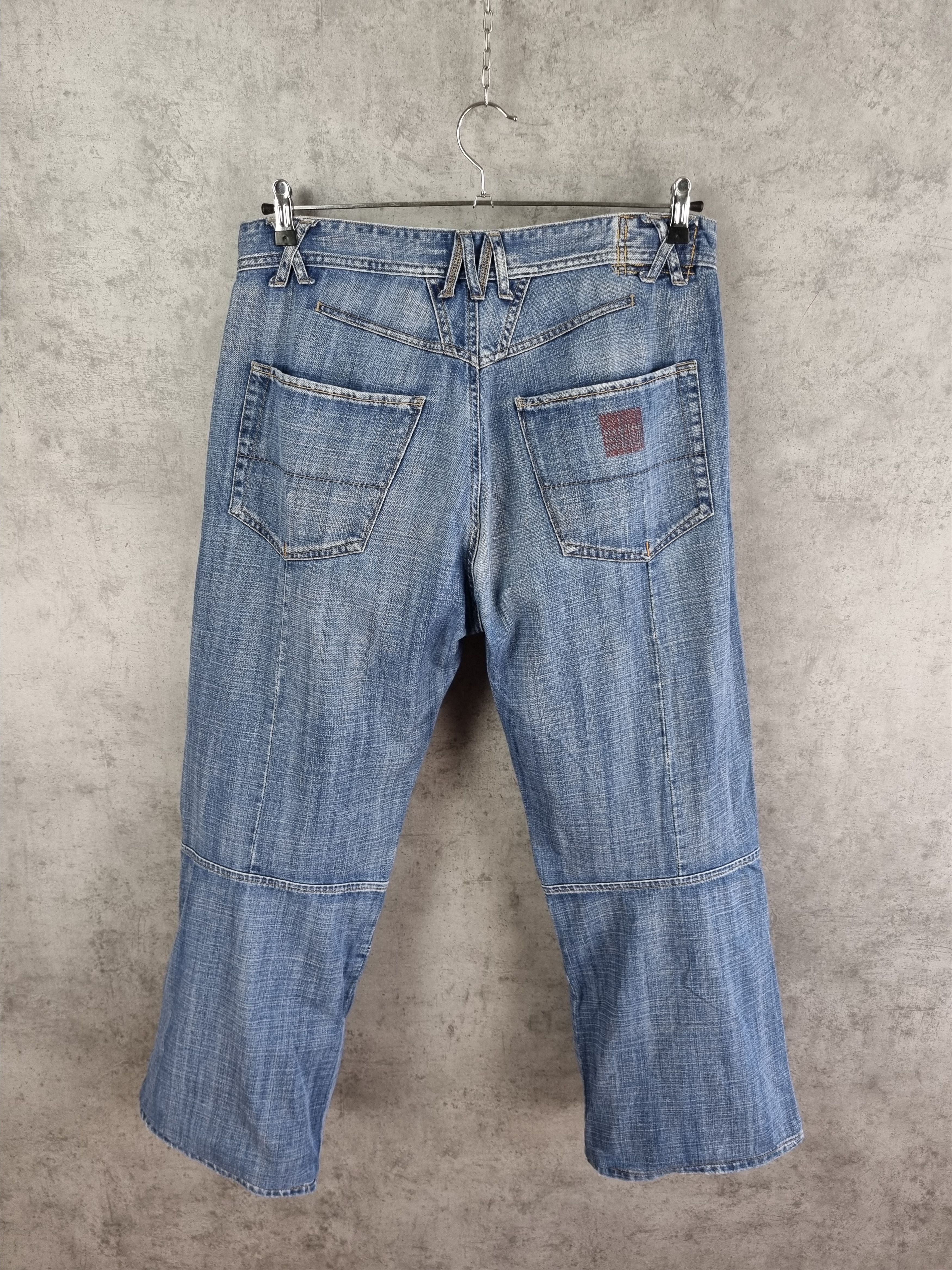 Marithe + Francois Girbaud Biker Knees Marithe Francois Girbaud Jeans Size US 33 - 2 Thumbnail