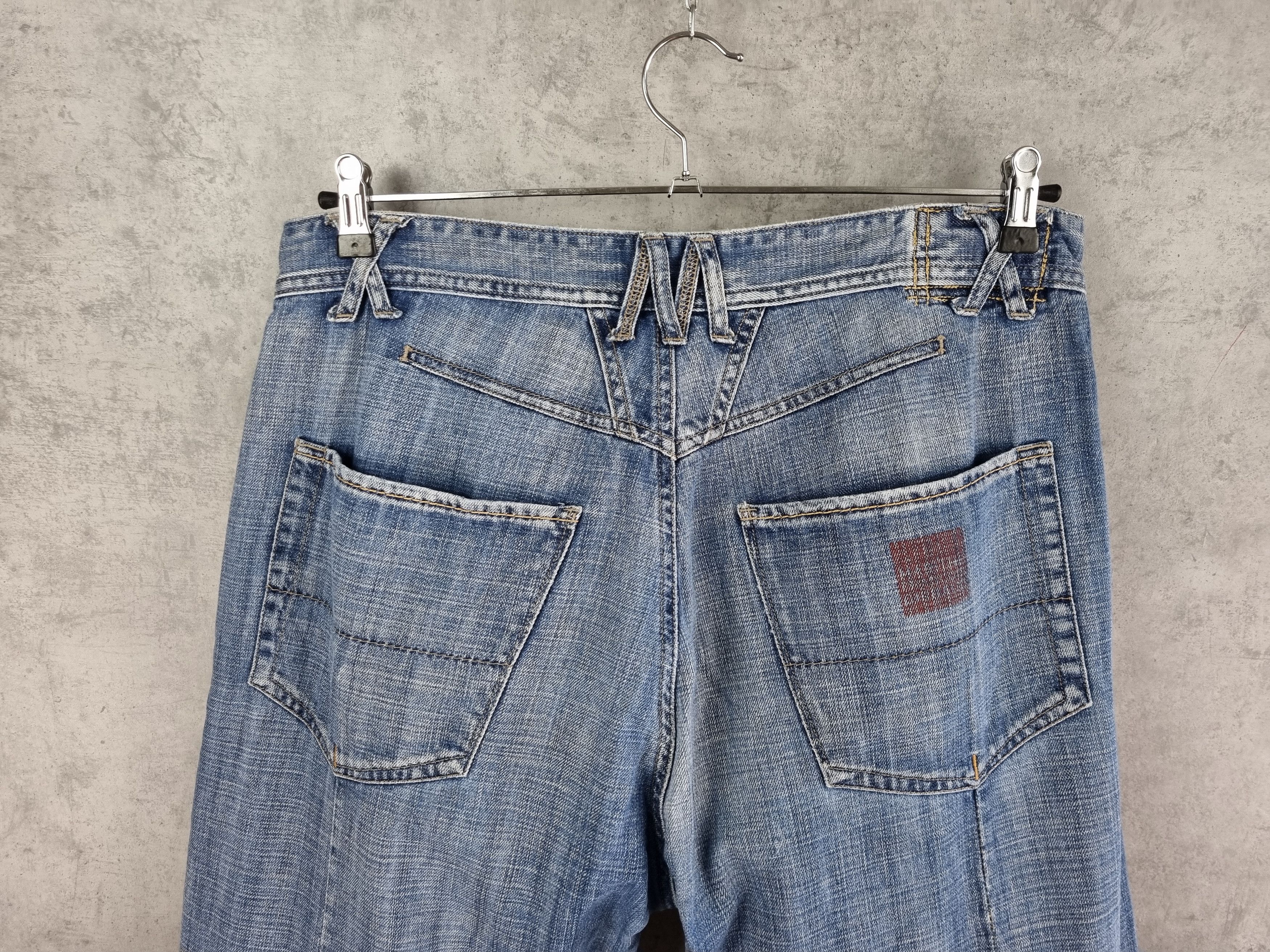 Marithe + Francois Girbaud Biker Knees Marithe Francois Girbaud Jeans Size US 33 - 10 Thumbnail