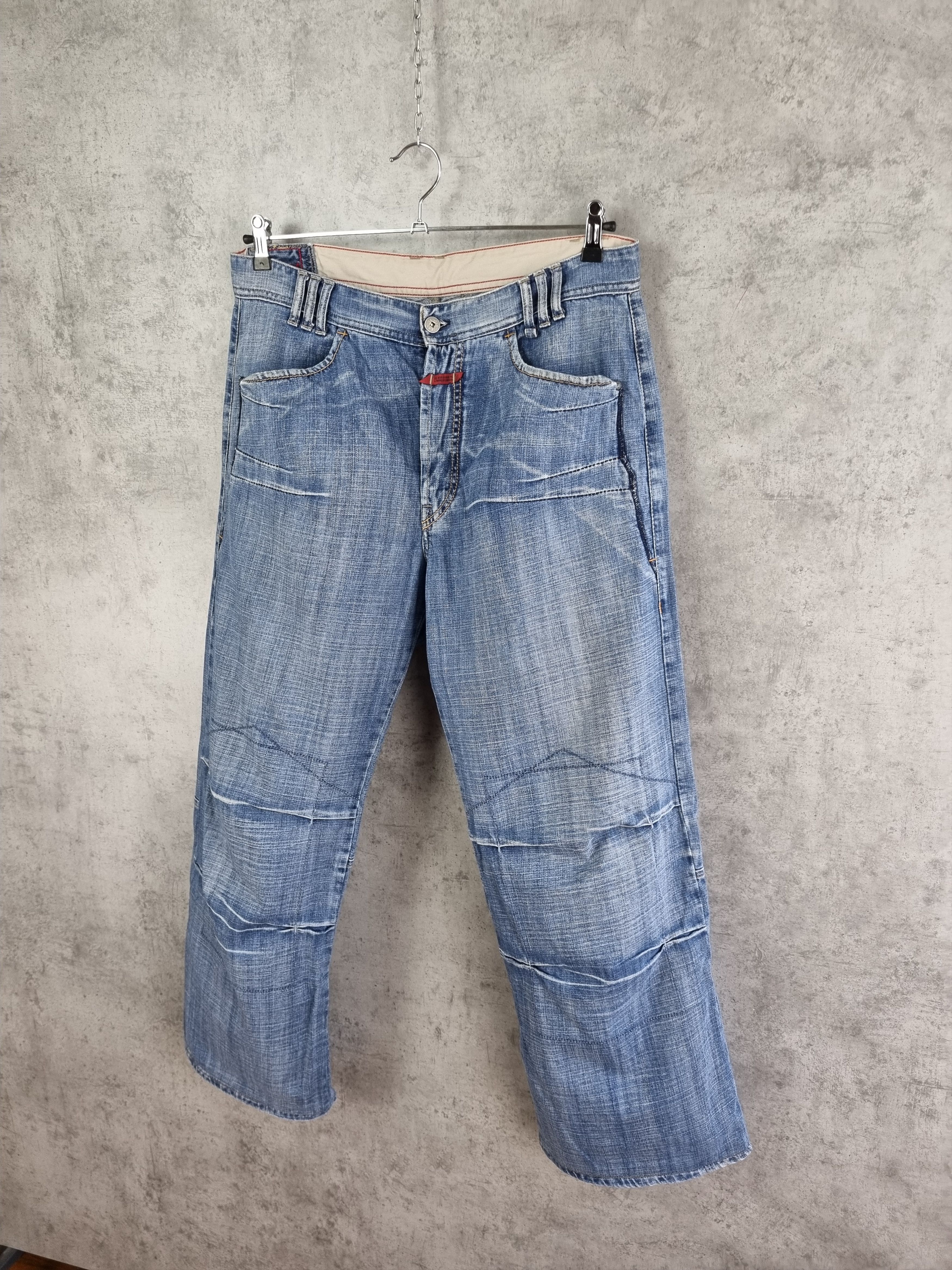 Marithe + Francois Girbaud Biker Knees Marithe Francois Girbaud Jeans Size US 33 - 1 Thumbnail