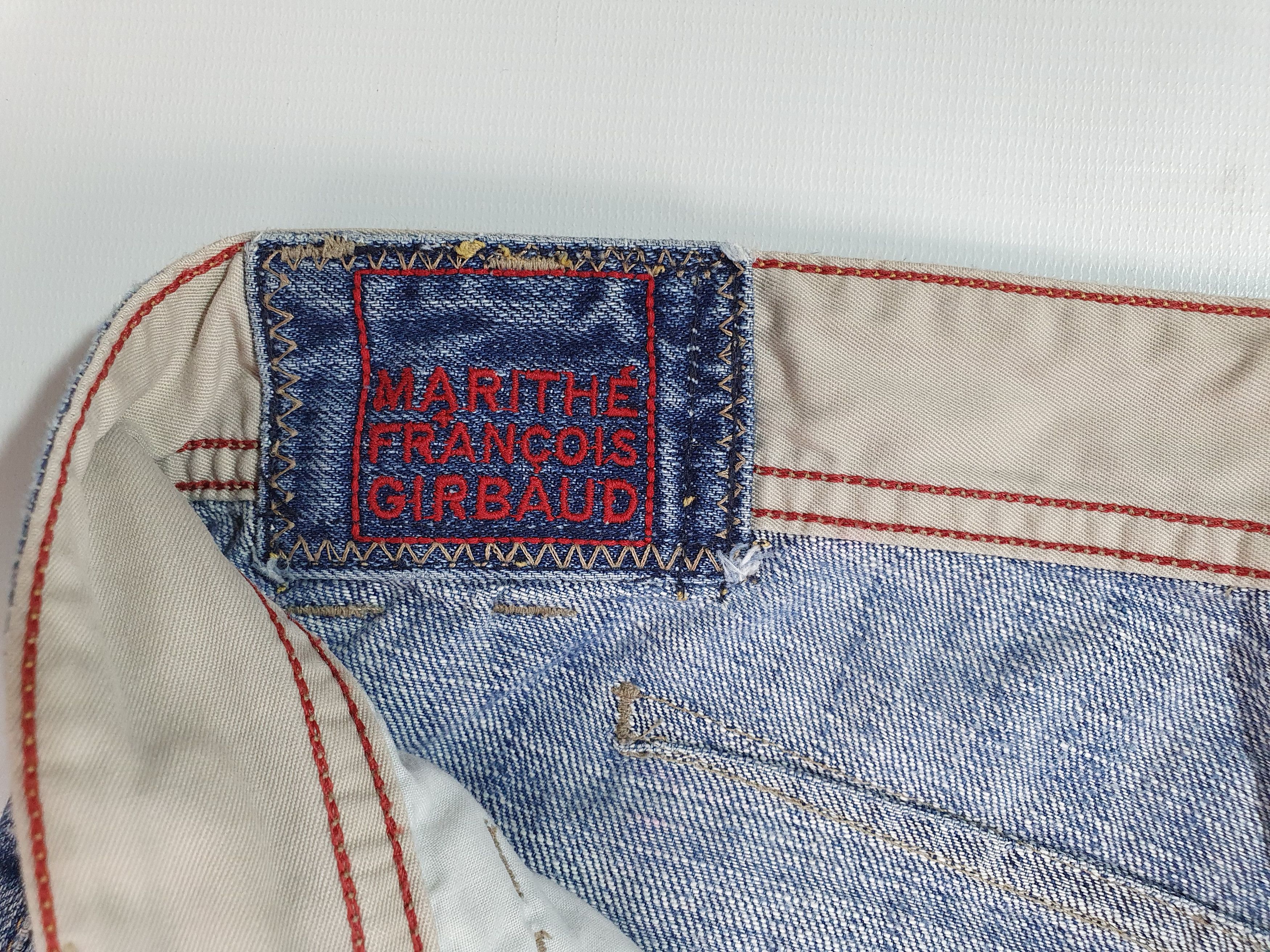 Marithe + Francois Girbaud Biker Knees Marithe Francois Girbaud Jeans Size US 33 - 5 Thumbnail